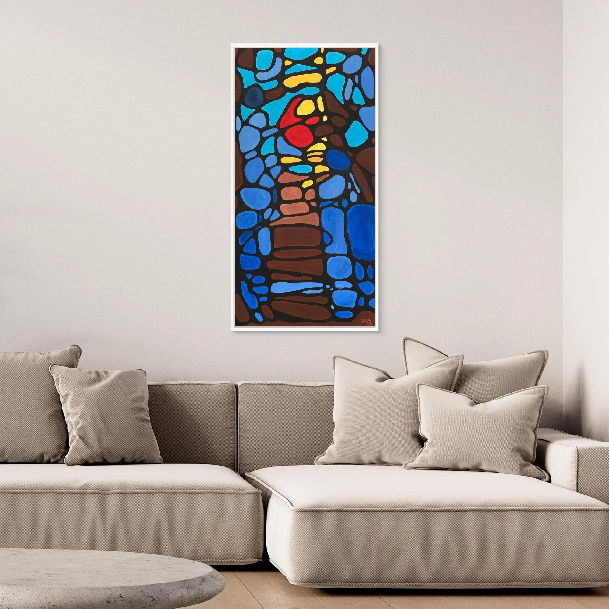 Canvas Print: Path - Silvia Pusceddu | Contemporary Art Prints