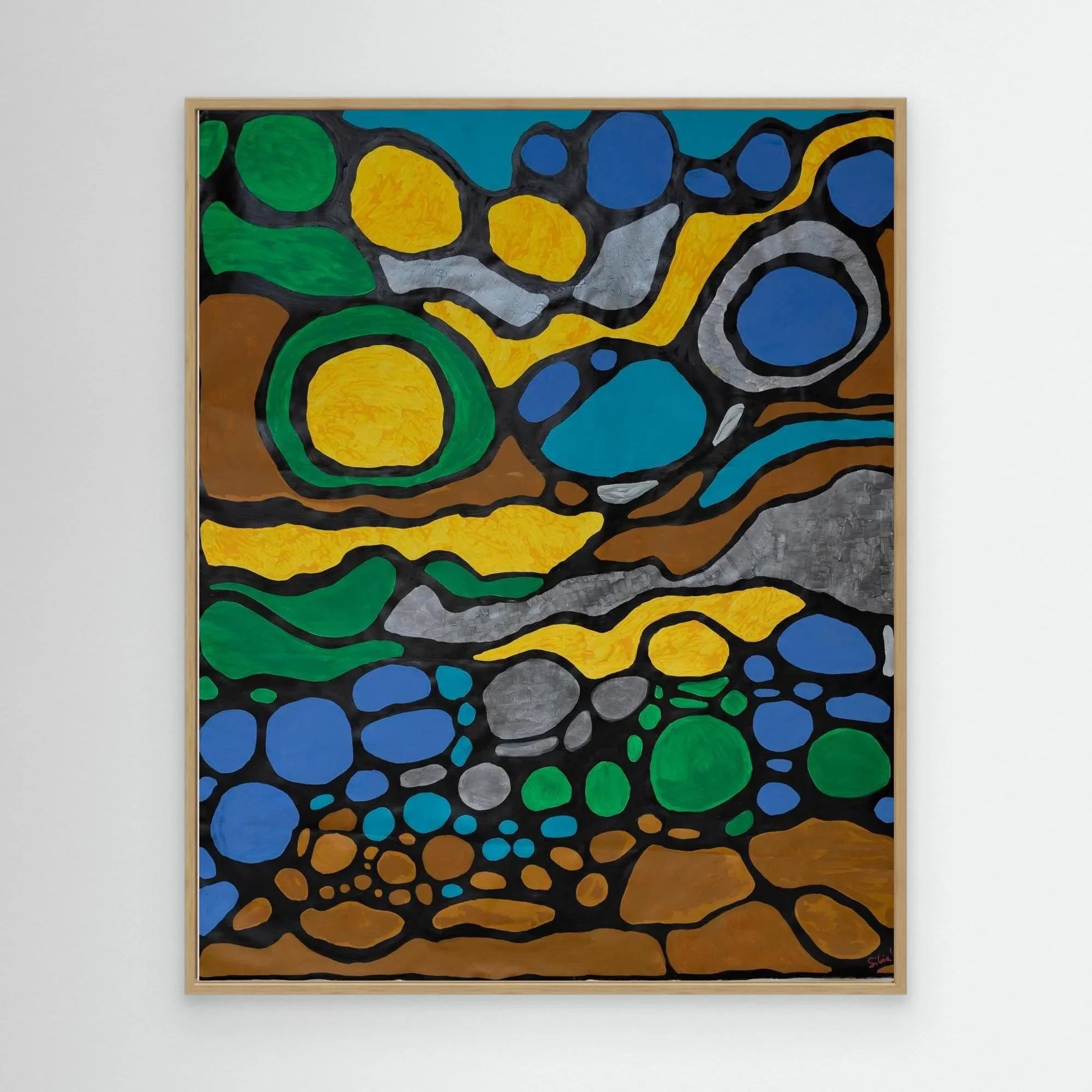 Canvas Print: Joyful - Silvia Pusceddu | Contemporary Art Prints