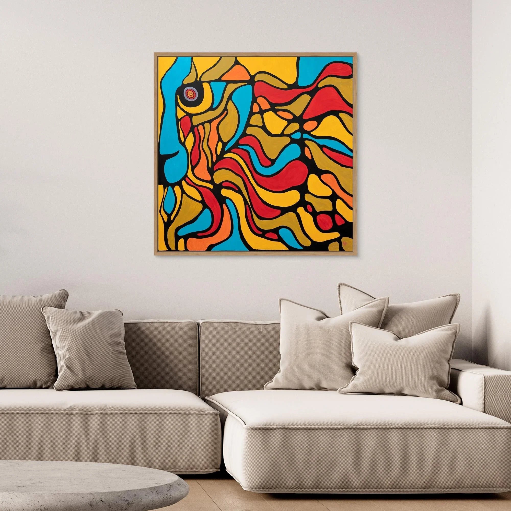 Canvas Print: King - Silvia Pusceddu | Contemporary Art Prints