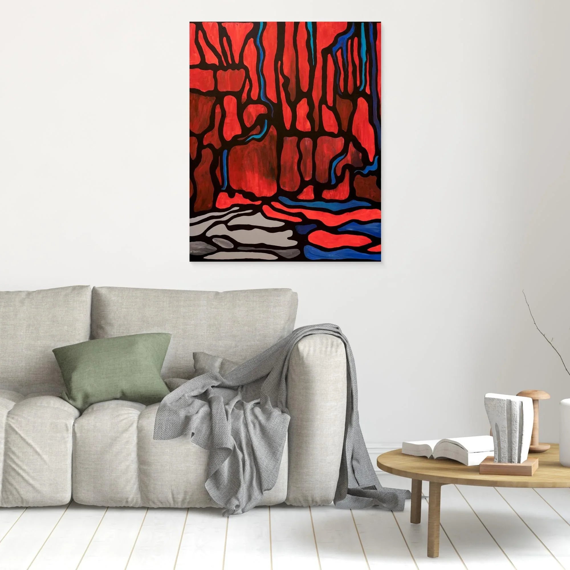 Canvas Print: Ver-Nyx - Silvia Pusceddu | Contemporary Art Prints