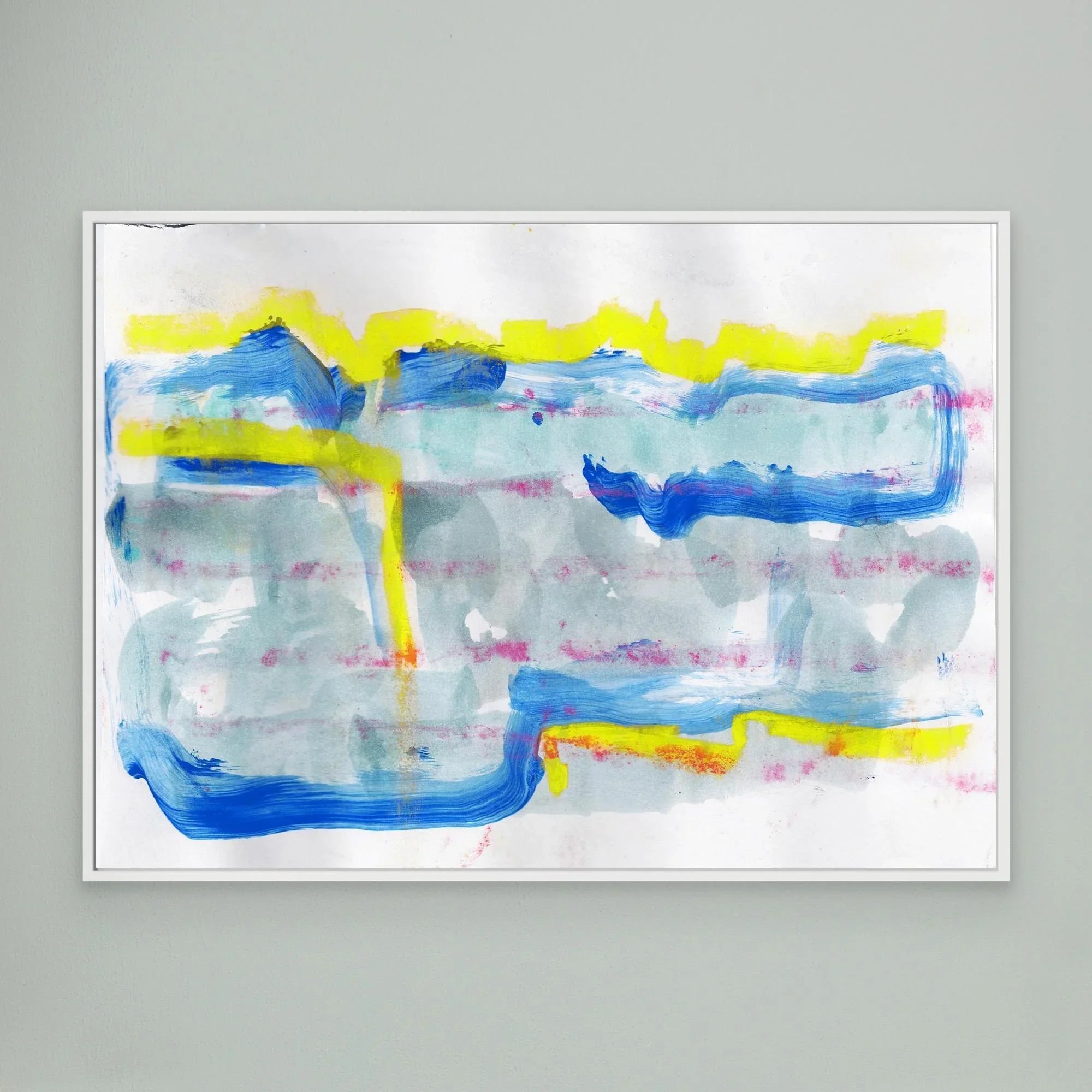 Canvas Print: Giallo - Silvia Pusceddu | Contemporary Art Prints