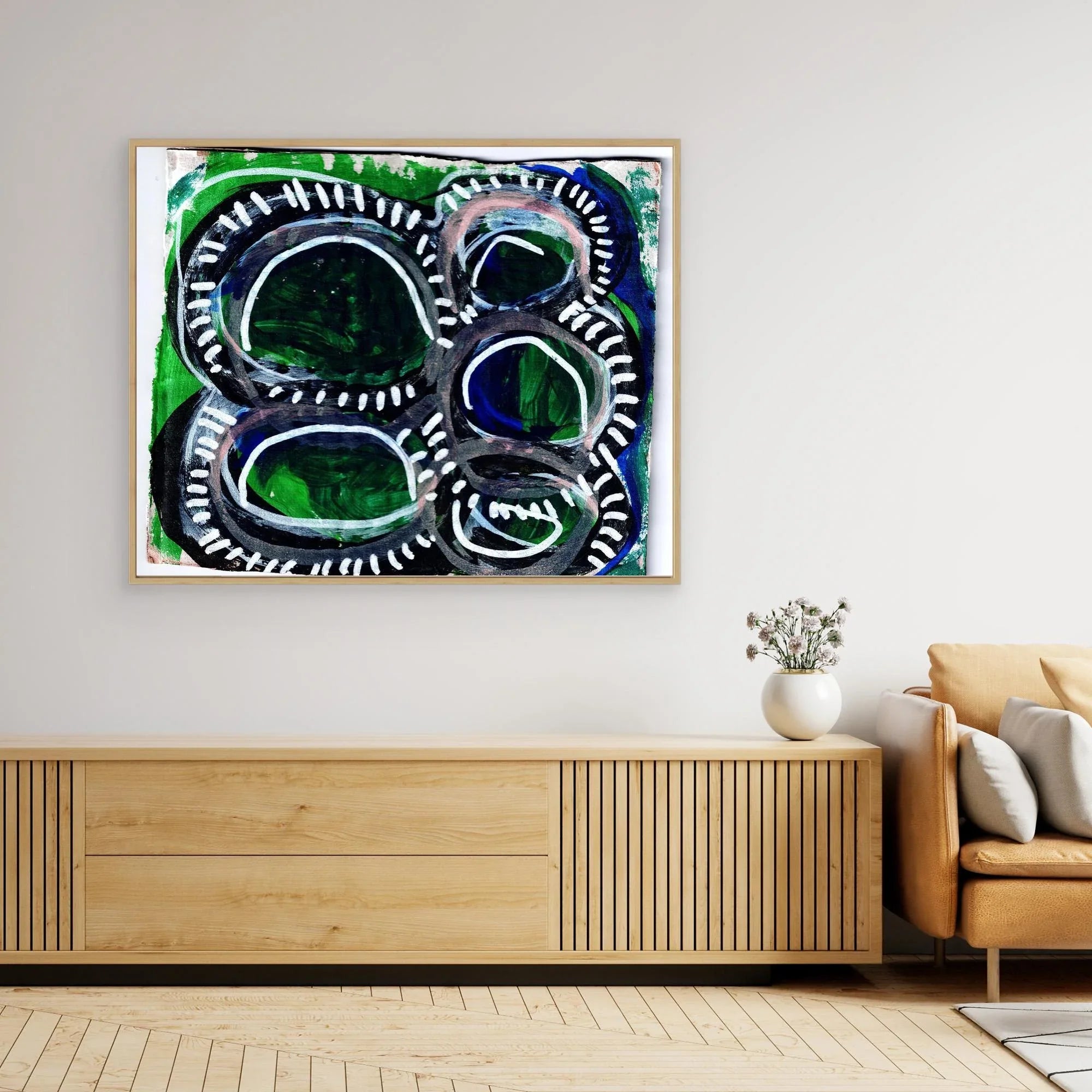 Canvas Print: Bubbles - Silvia Pusceddu | Contemporary Art Prints