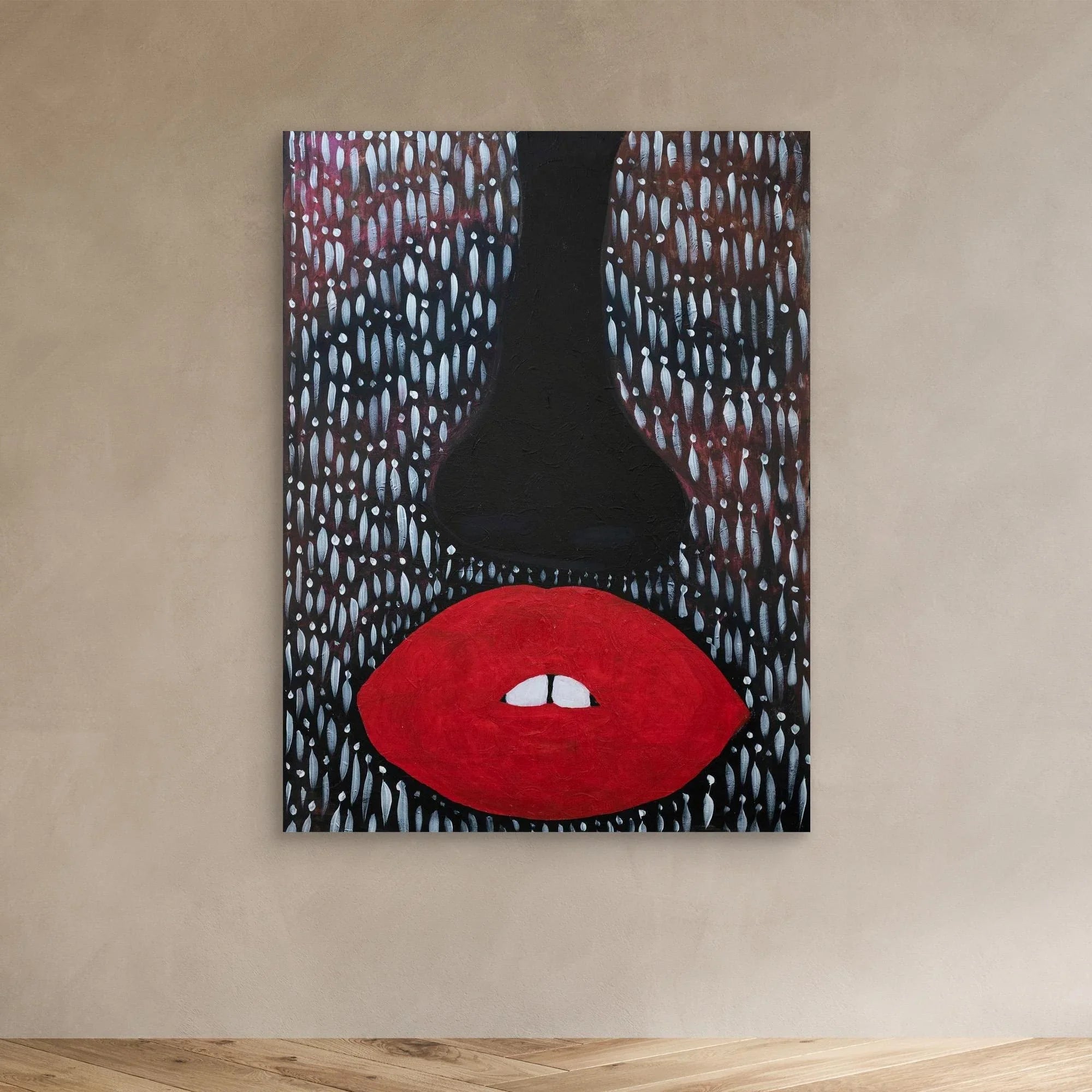 Canvas Print: Lips - Silvia Pusceddu | Contemporary Art Prints