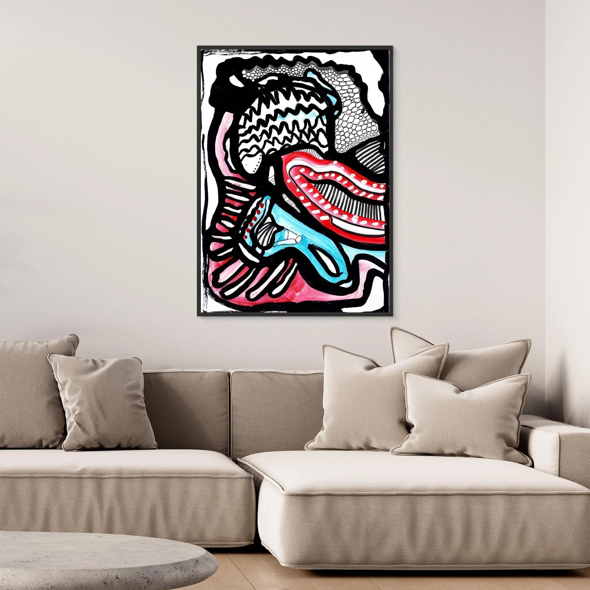 Canvas Print: Tribe - Silvia Pusceddu | Contemporary Art Prints