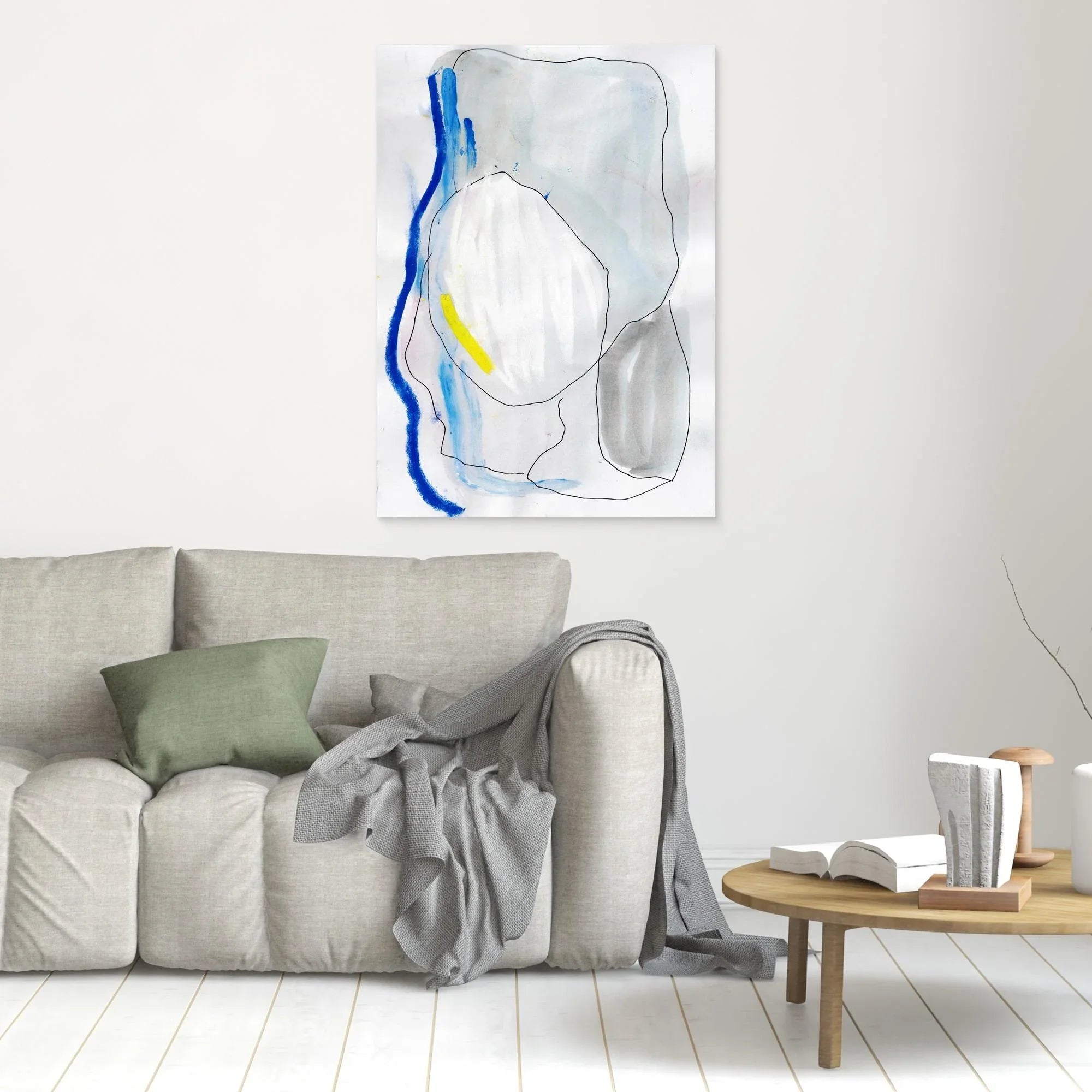 Canvas Print: Face - Silvia Pusceddu | Contemporary Art Prints