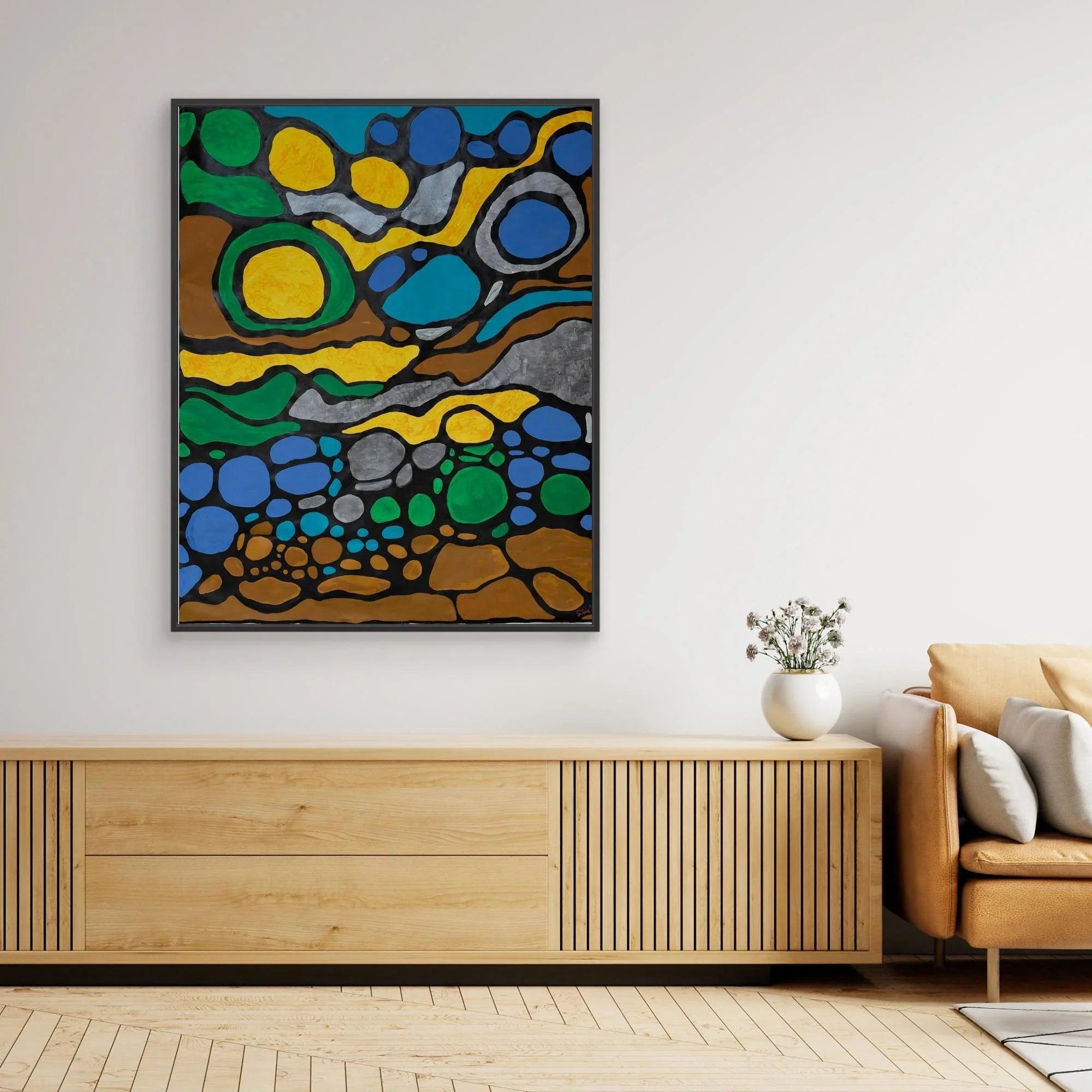 Canvas Print: Joyful - Silvia Pusceddu | Contemporary Art Prints