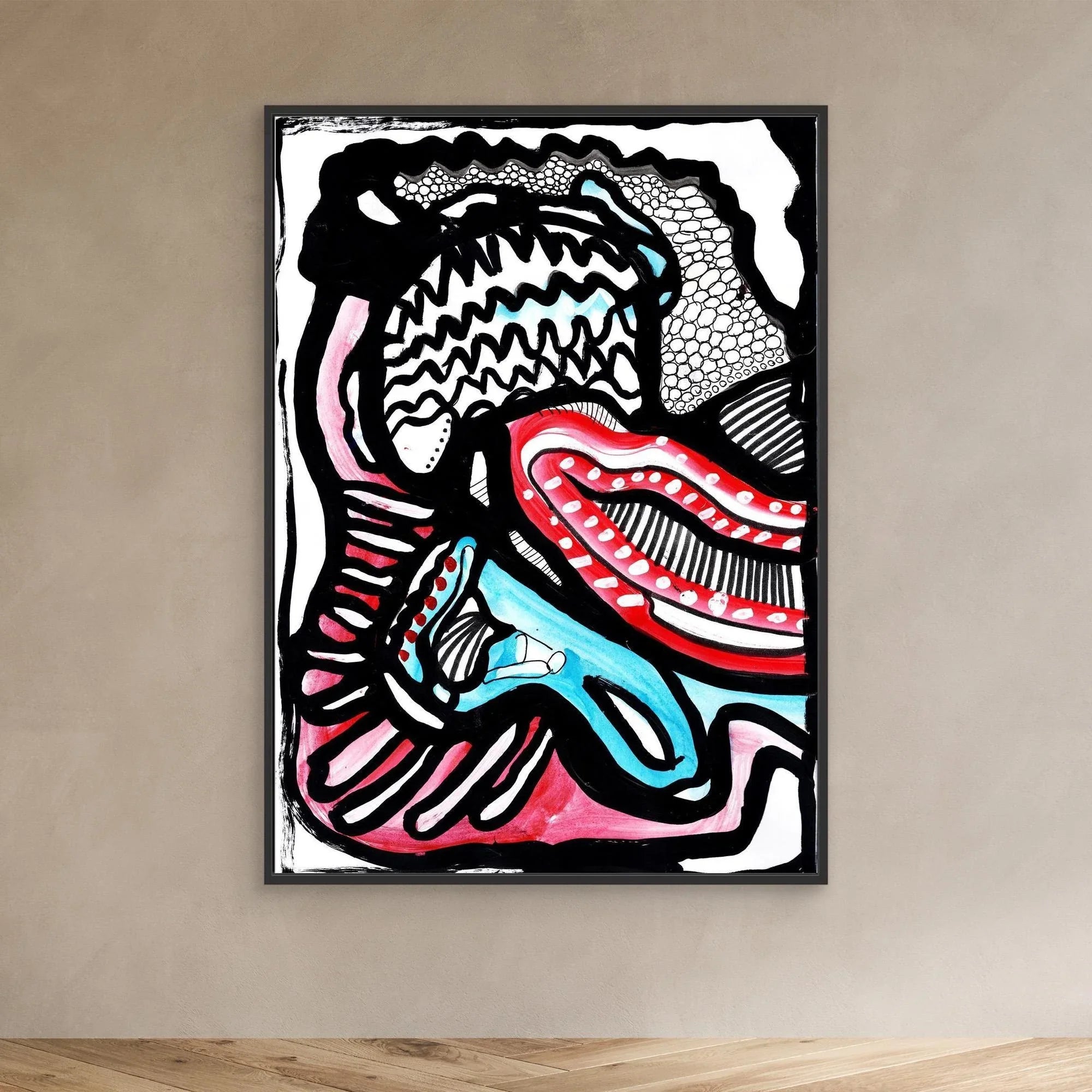 Canvas Print: Tribe - Silvia Pusceddu | Contemporary Art Prints