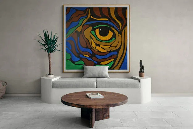 Canvas Print: Vision | Winner of The Dubai Muse Contest 2025 - Silvia Pusceddu | Contemporary Art Prints