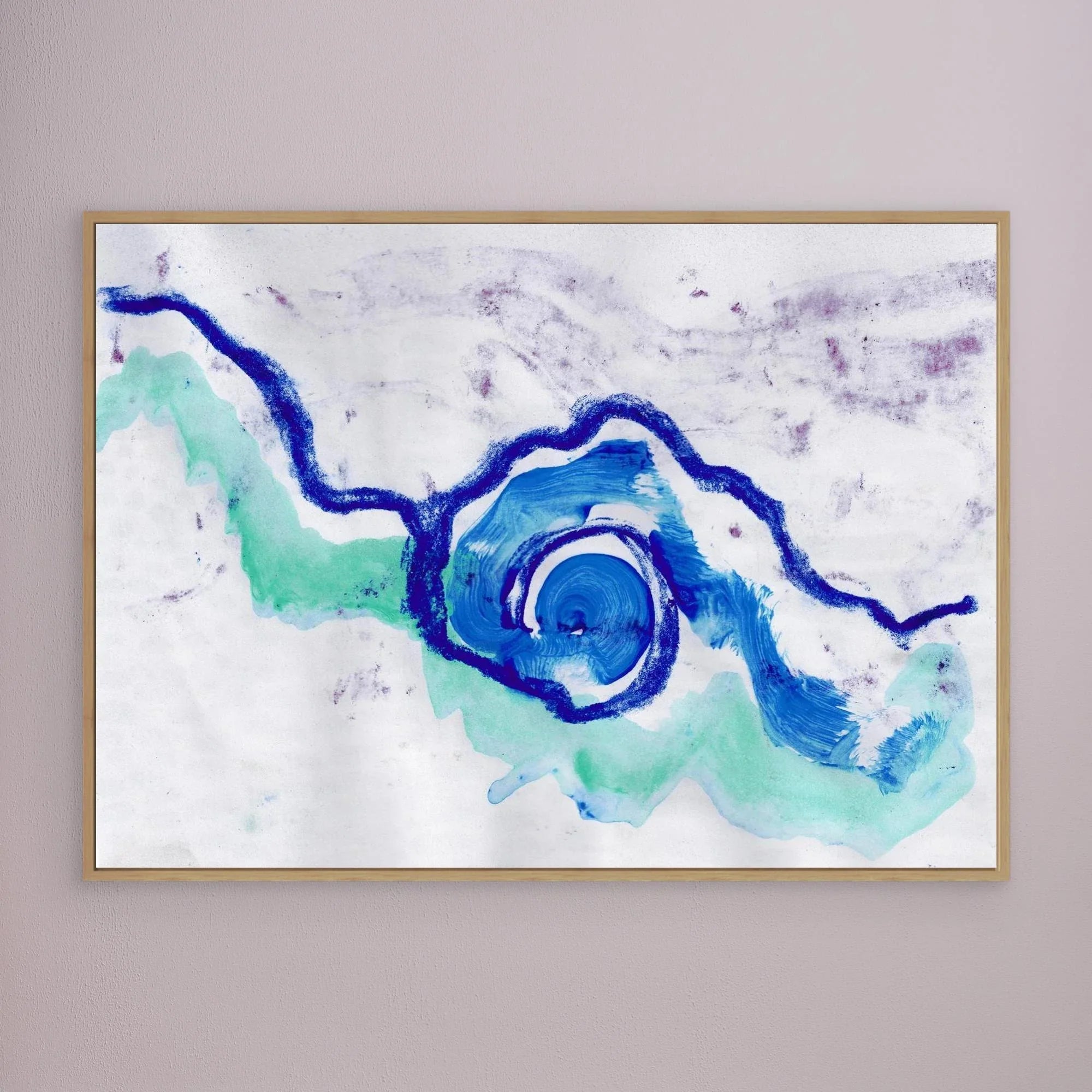 Canvas Print: Lapis - Silvia Pusceddu | Contemporary Art Prints