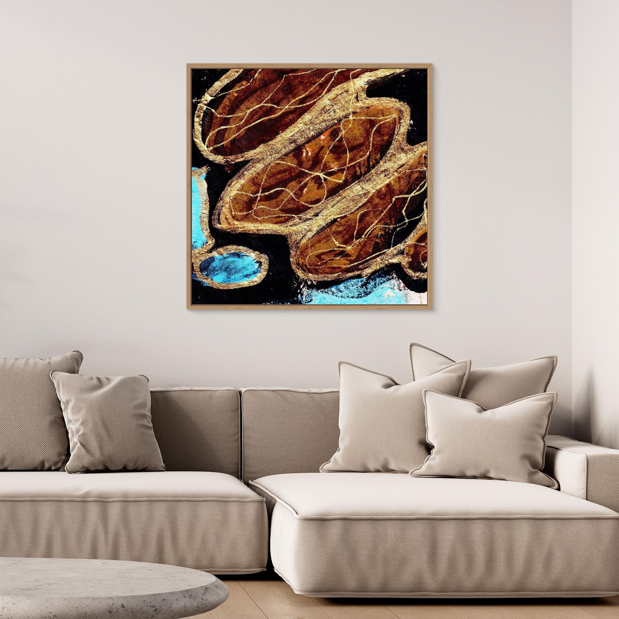 Canvas Print: Roots of Light - Silvia Pusceddu | Contemporary Art Prints