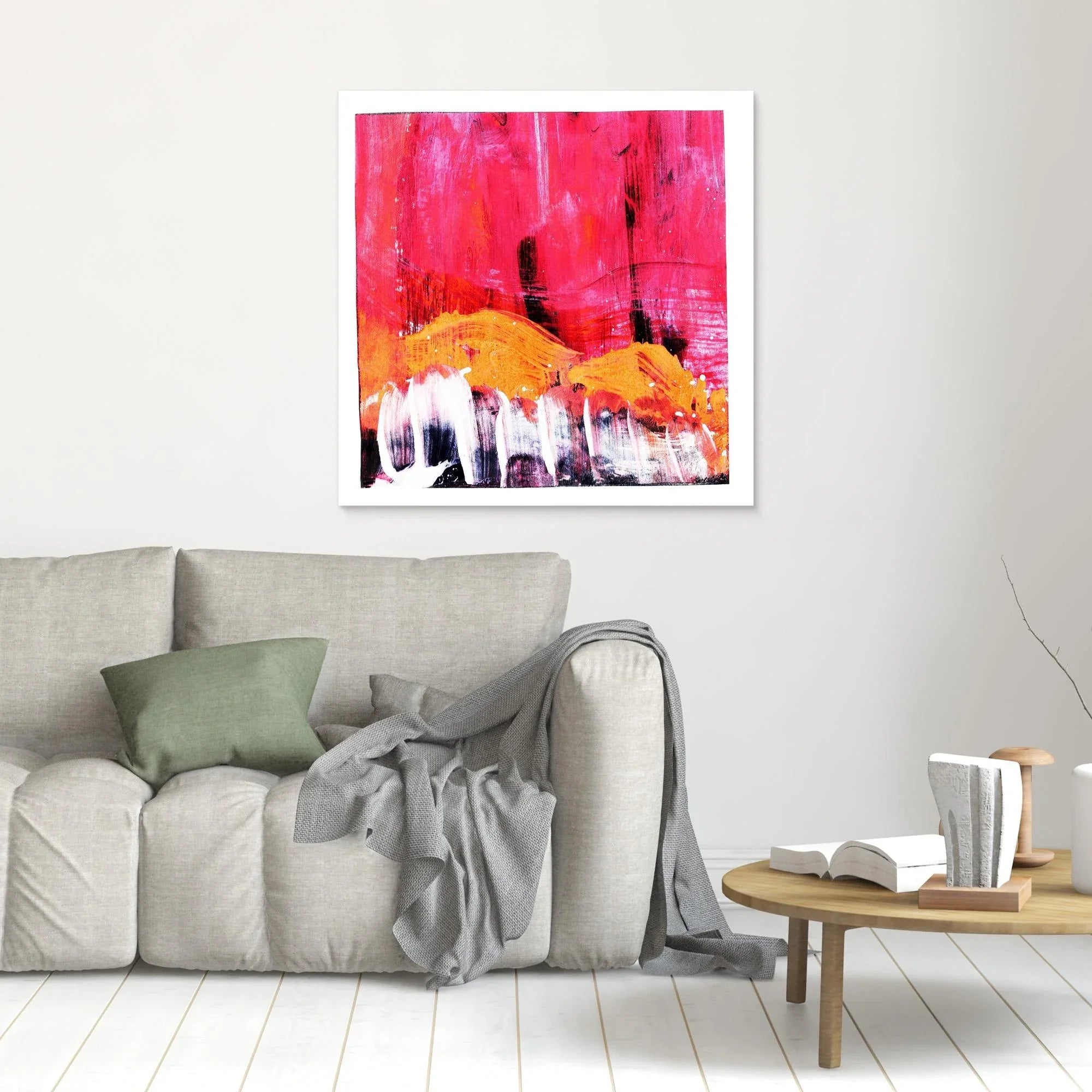 Canvas Print: Hong Kong Light Show II - Silvia Pusceddu | Contemporary Art Prints