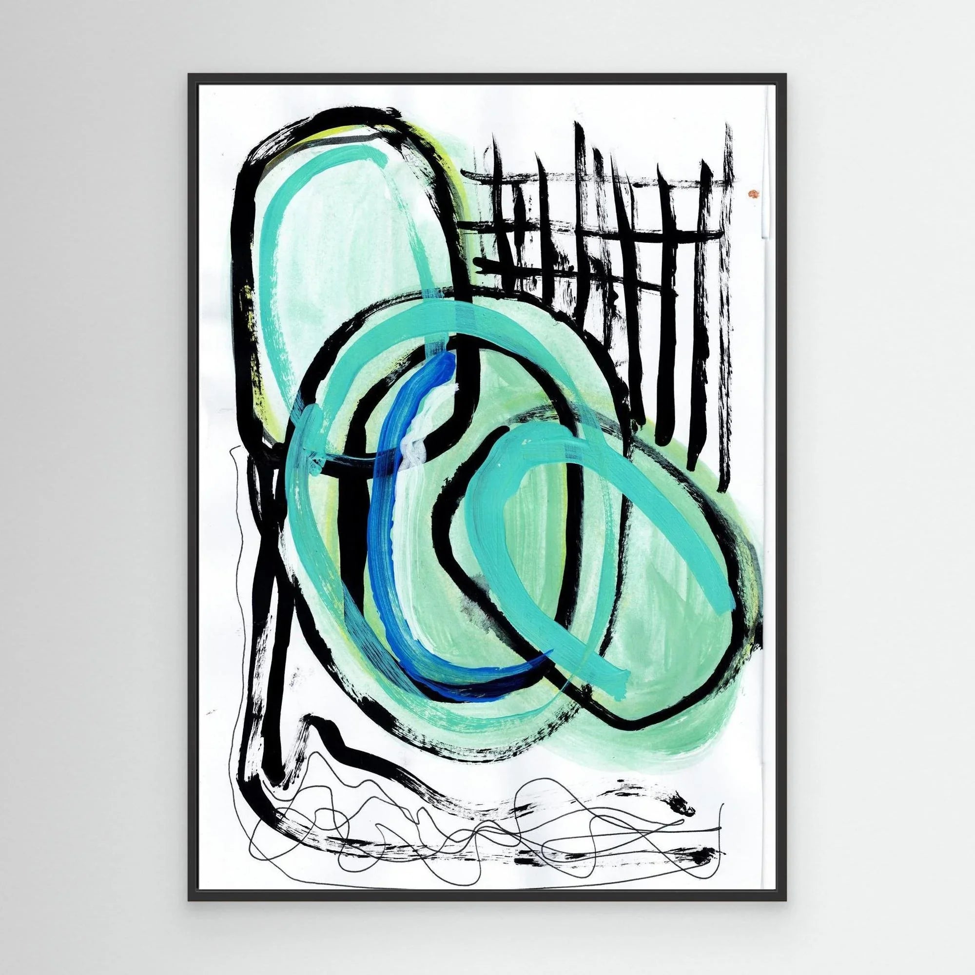 Canvas Print: Circles - Silvia Pusceddu | Contemporary Art Prints