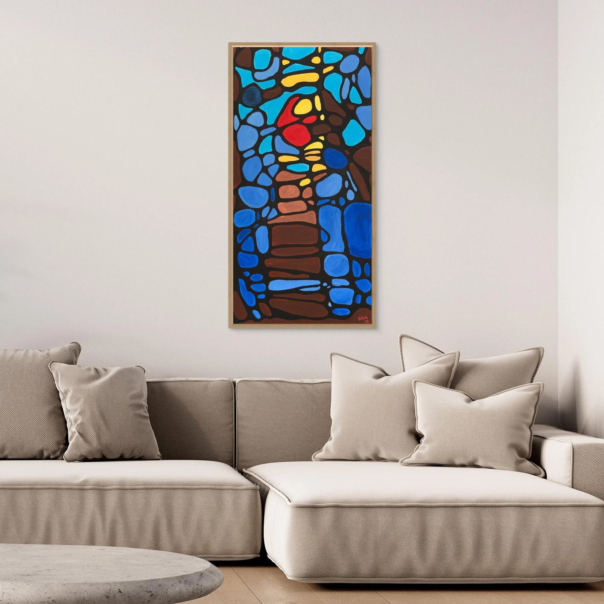 Canvas Print: Path - Silvia Pusceddu | Contemporary Art Prints