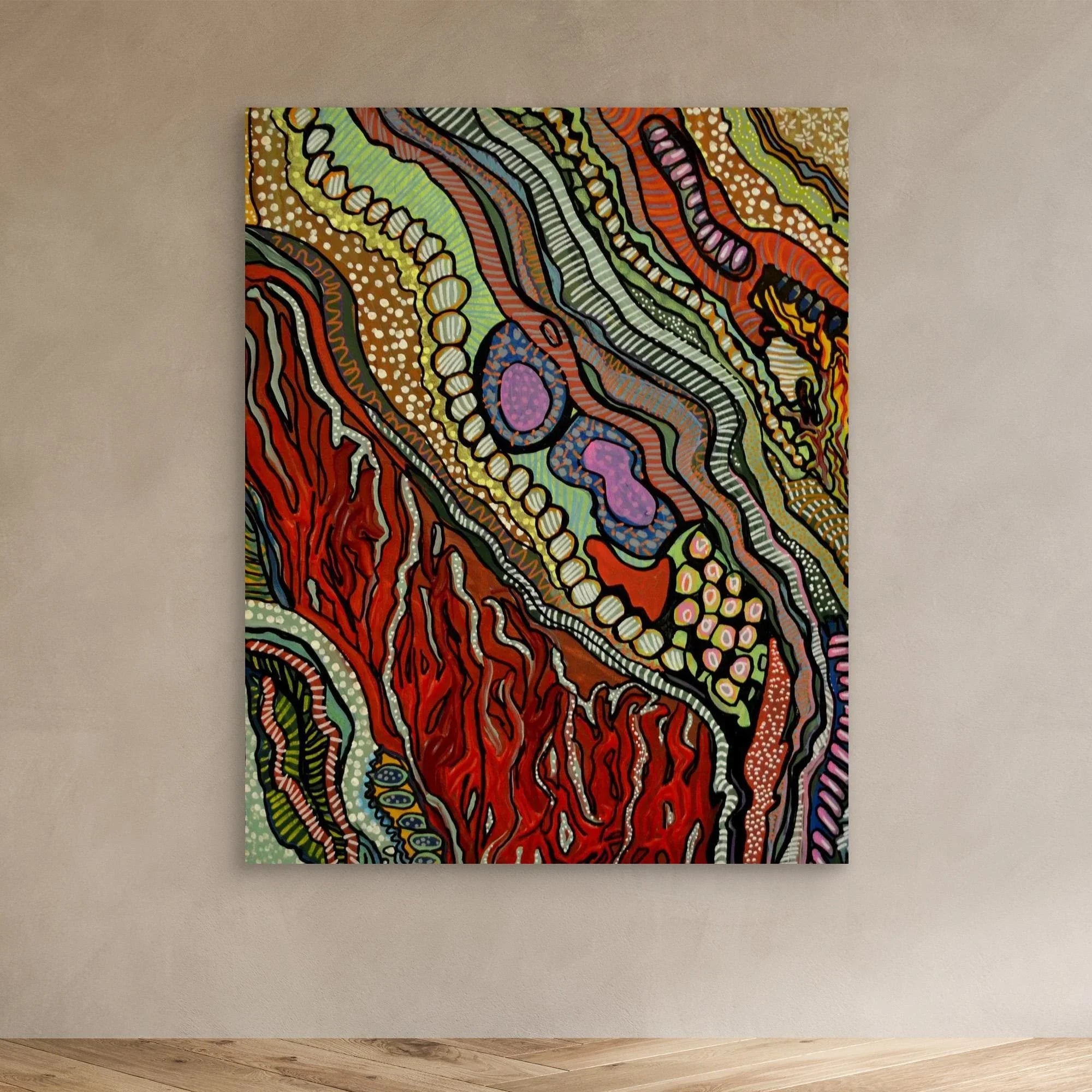 Canvas Print: Coral - Silvia Pusceddu | Contemporary Art Prints