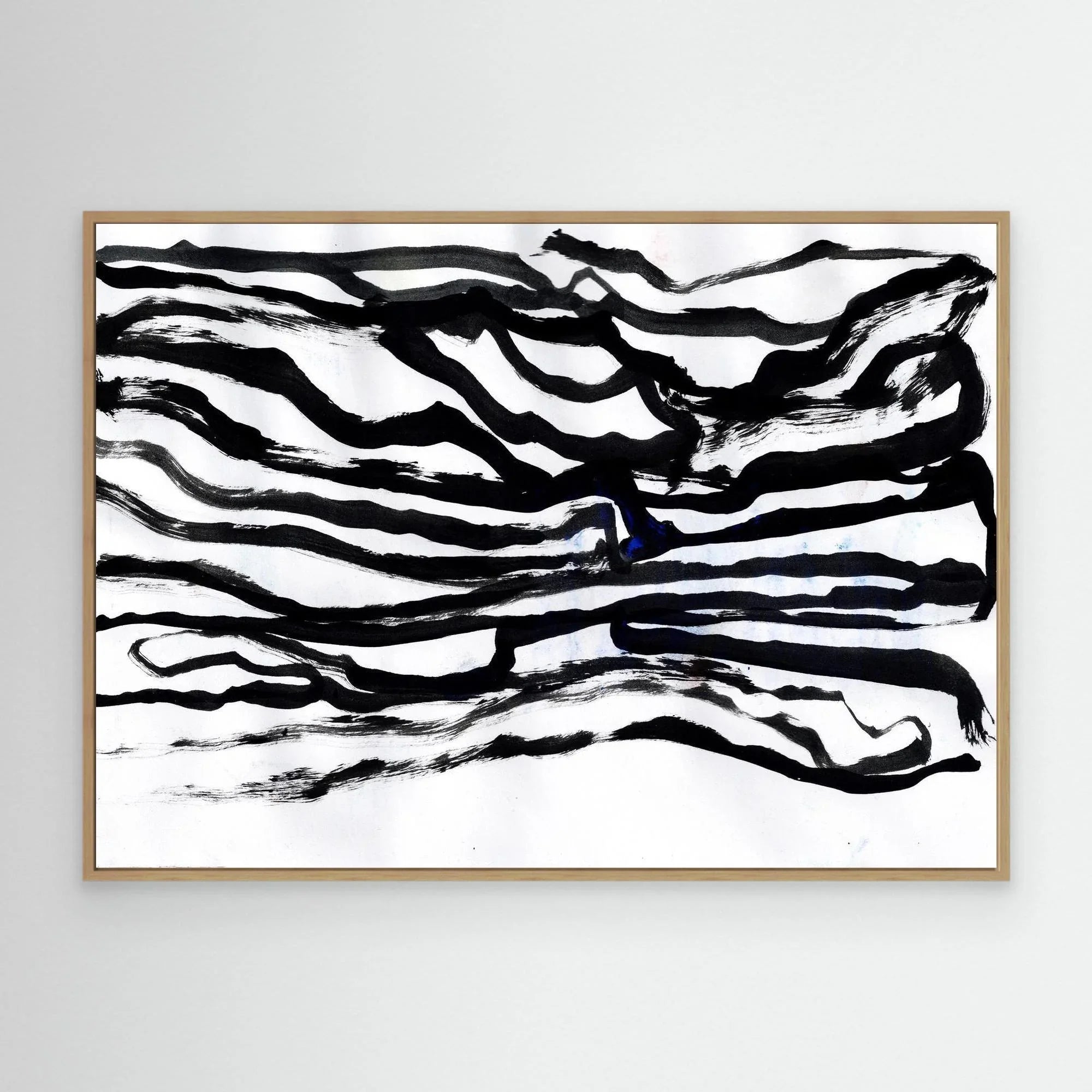 Canvas Print: Black Web - Silvia Pusceddu | Contemporary Art Prints