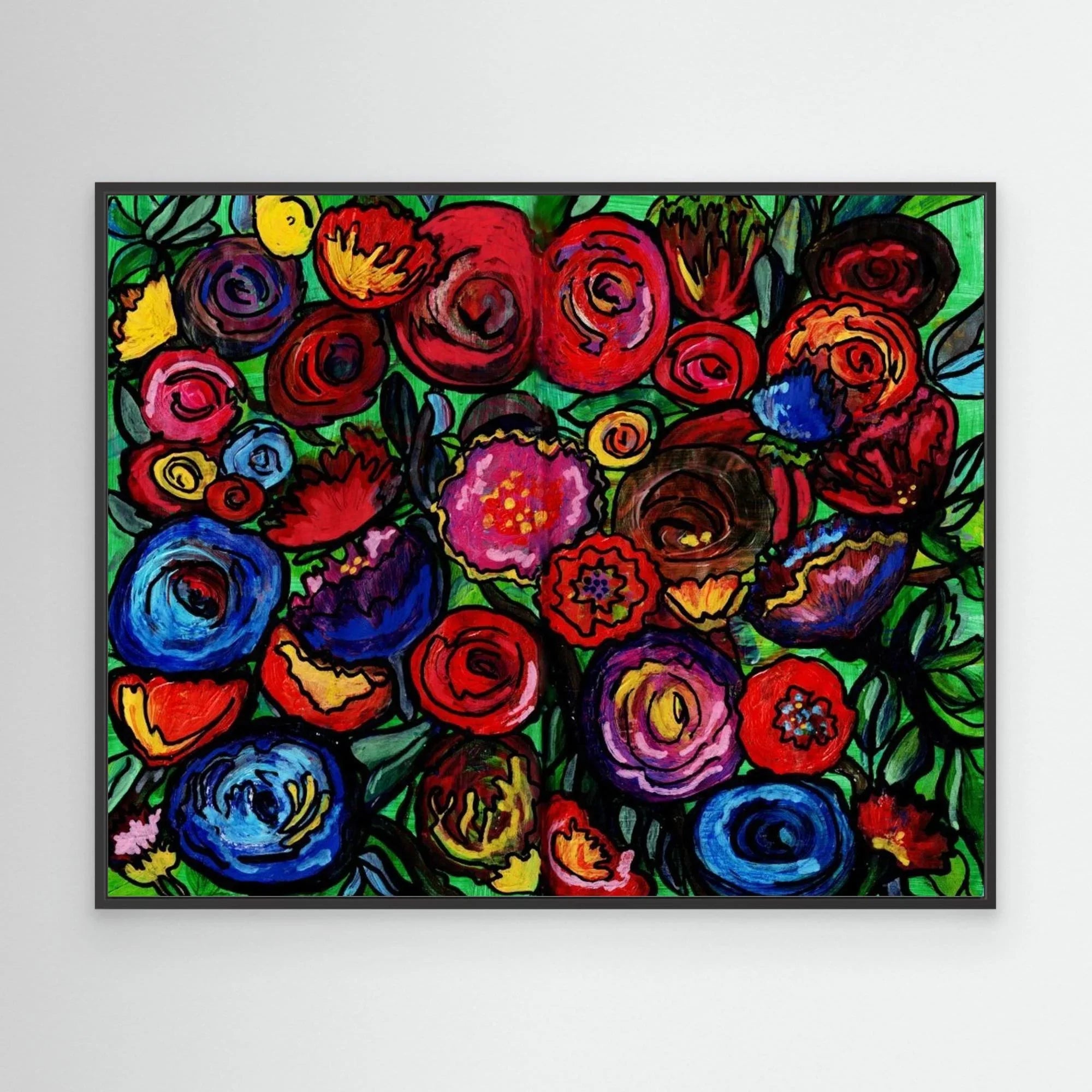 Canvas Print: Dusky Bloom - Silvia Pusceddu | Contemporary Art Prints