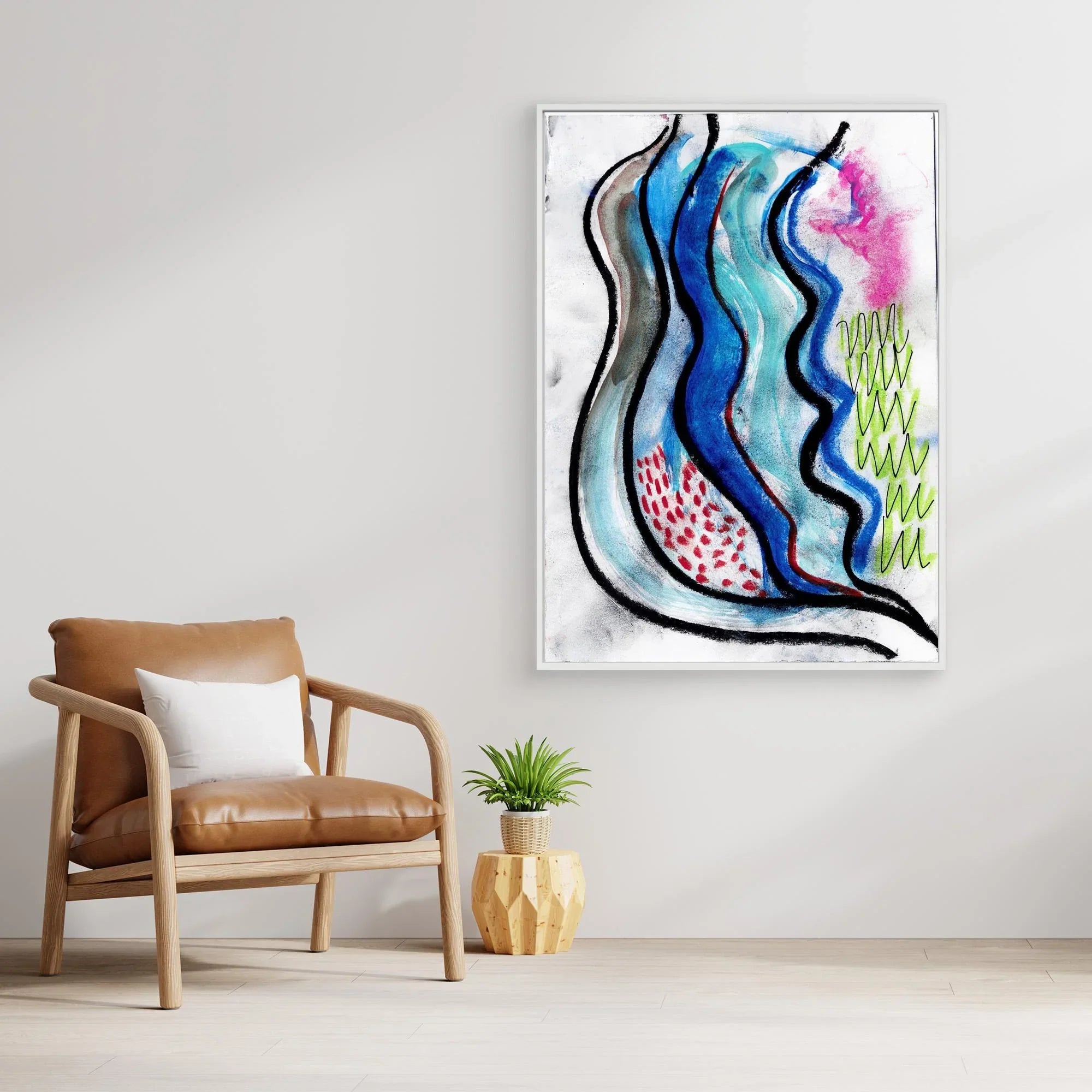 Canvas Print: Feathers - Silvia Pusceddu | Contemporary Art Prints