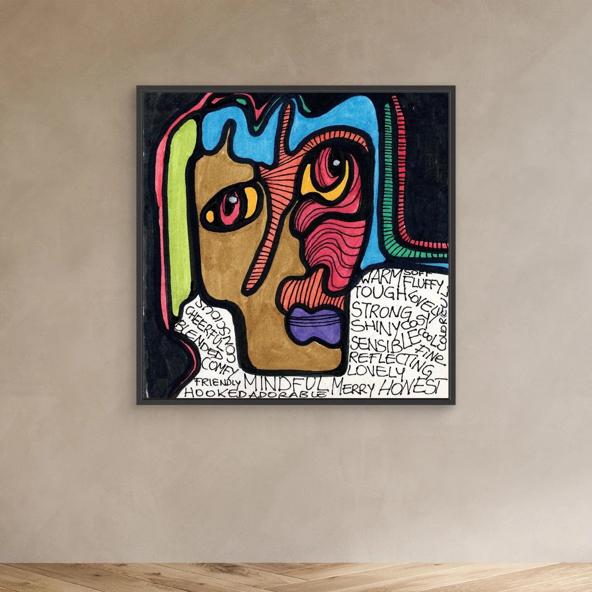 Canvas Print: Selfportrait DADA - Silvia Pusceddu | Contemporary Art Prints