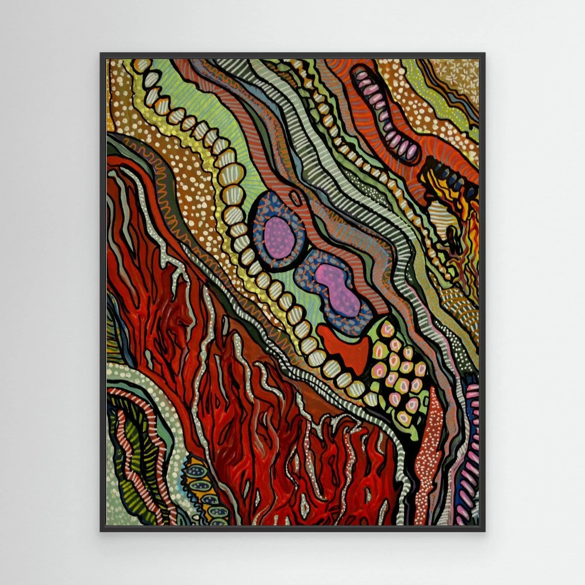 Canvas Print: Coral - Silvia Pusceddu | Contemporary Art Prints