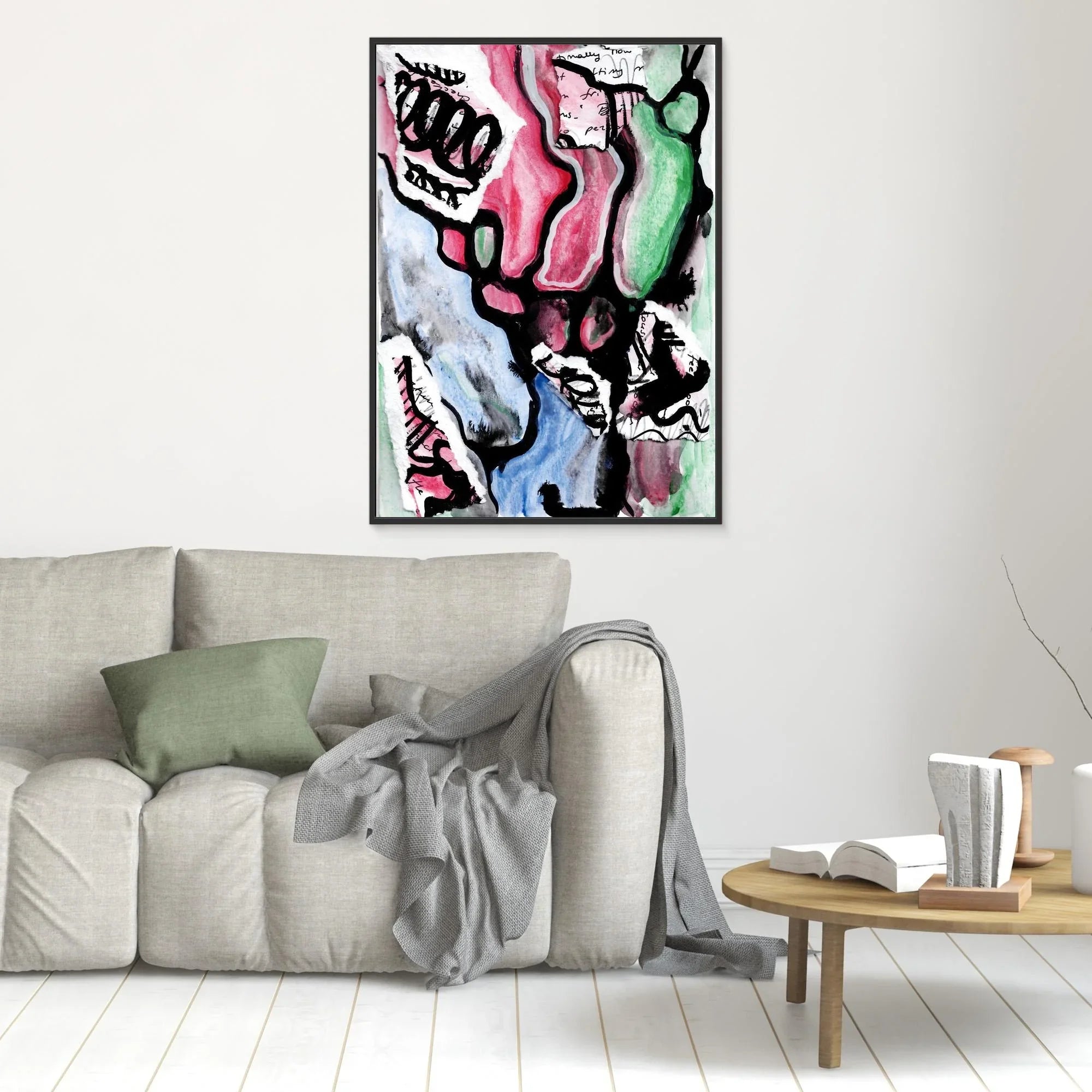 Canvas Print: Touched - Silvia Pusceddu | Contemporary Art Prints