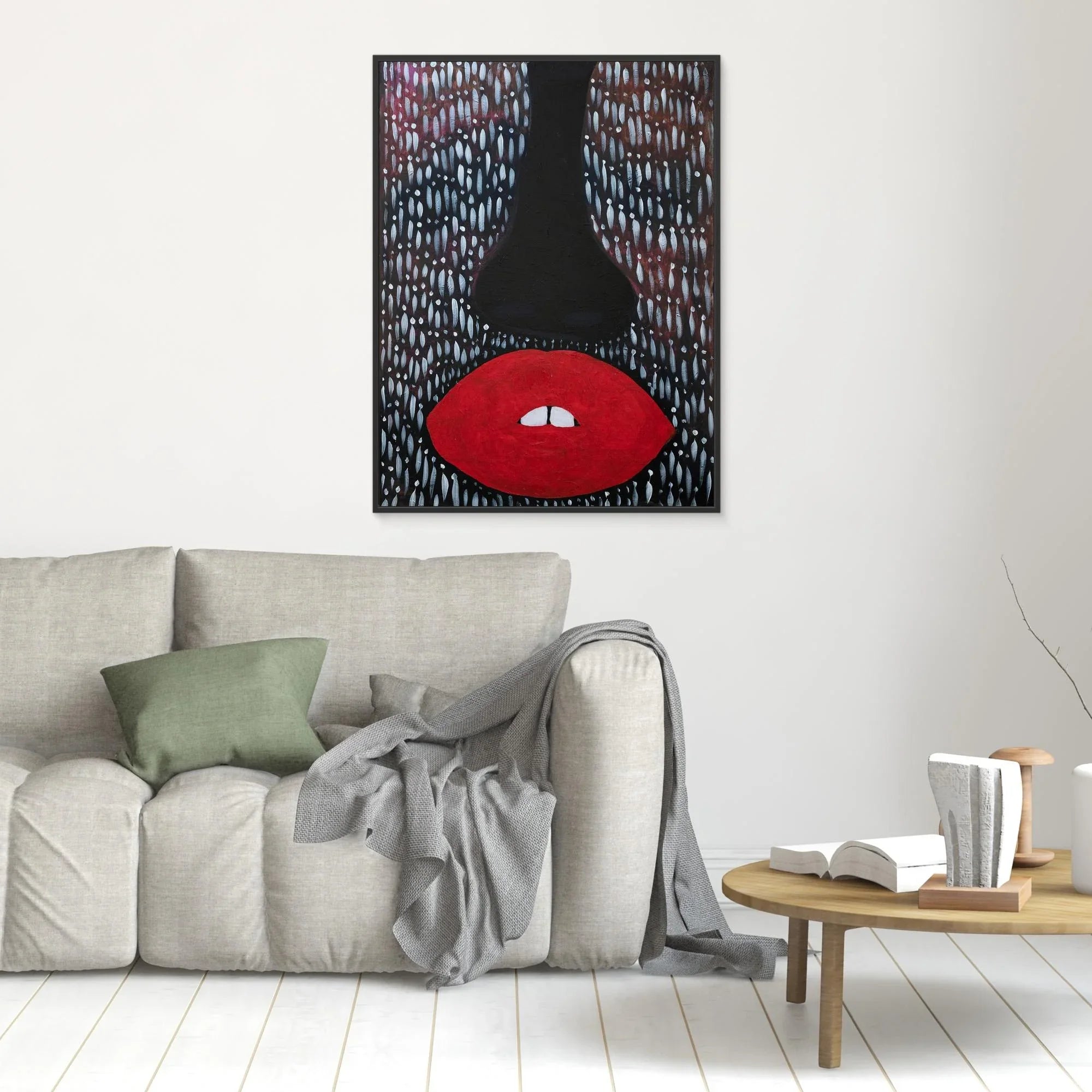 Canvas Print: Lips - Silvia Pusceddu | Contemporary Art Prints