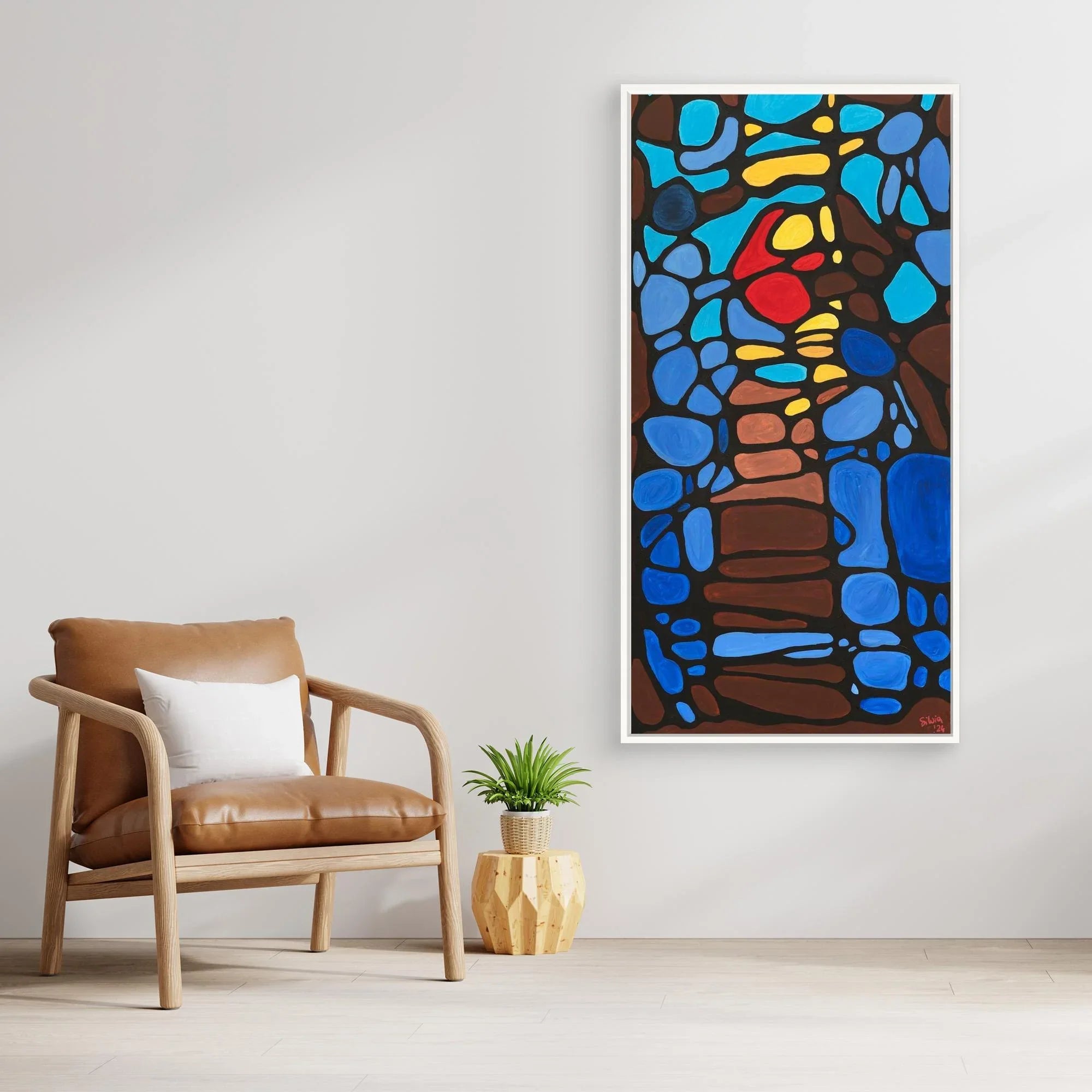 Canvas Print: Path - Silvia Pusceddu | Contemporary Art Prints