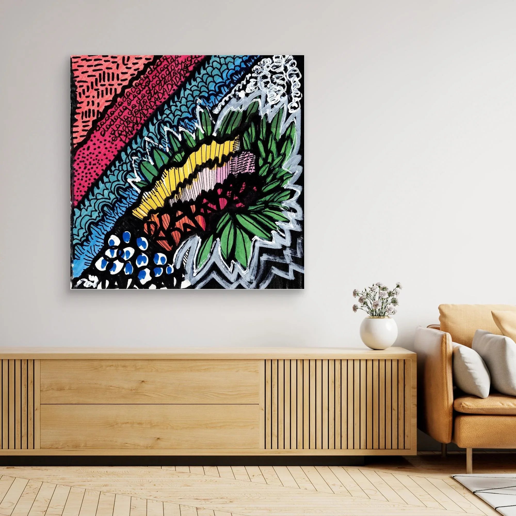 Canvas Print: Garden Dada - Silvia Pusceddu | Contemporary Art Prints