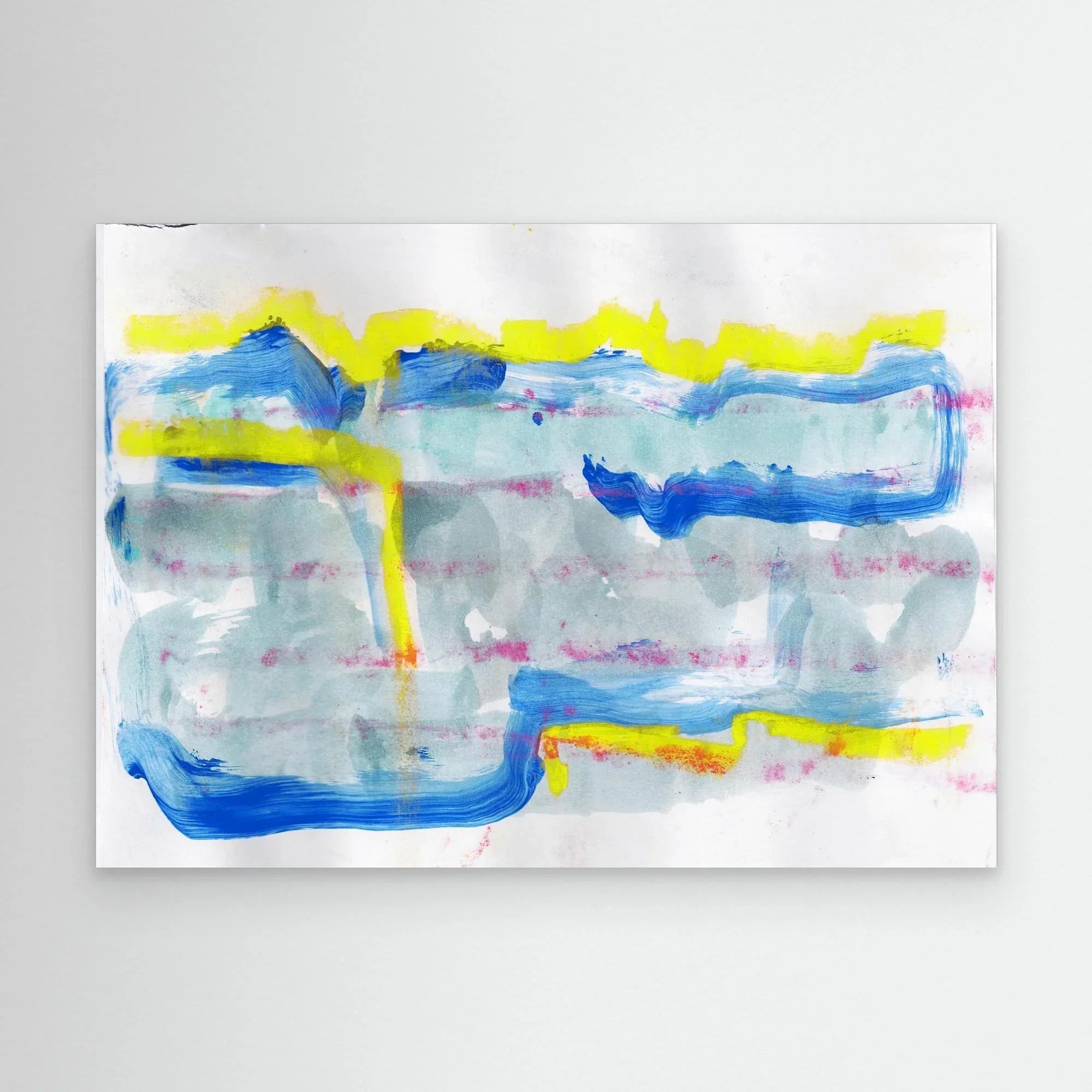 Canvas Print: Giallo - Silvia Pusceddu | Contemporary Art Prints