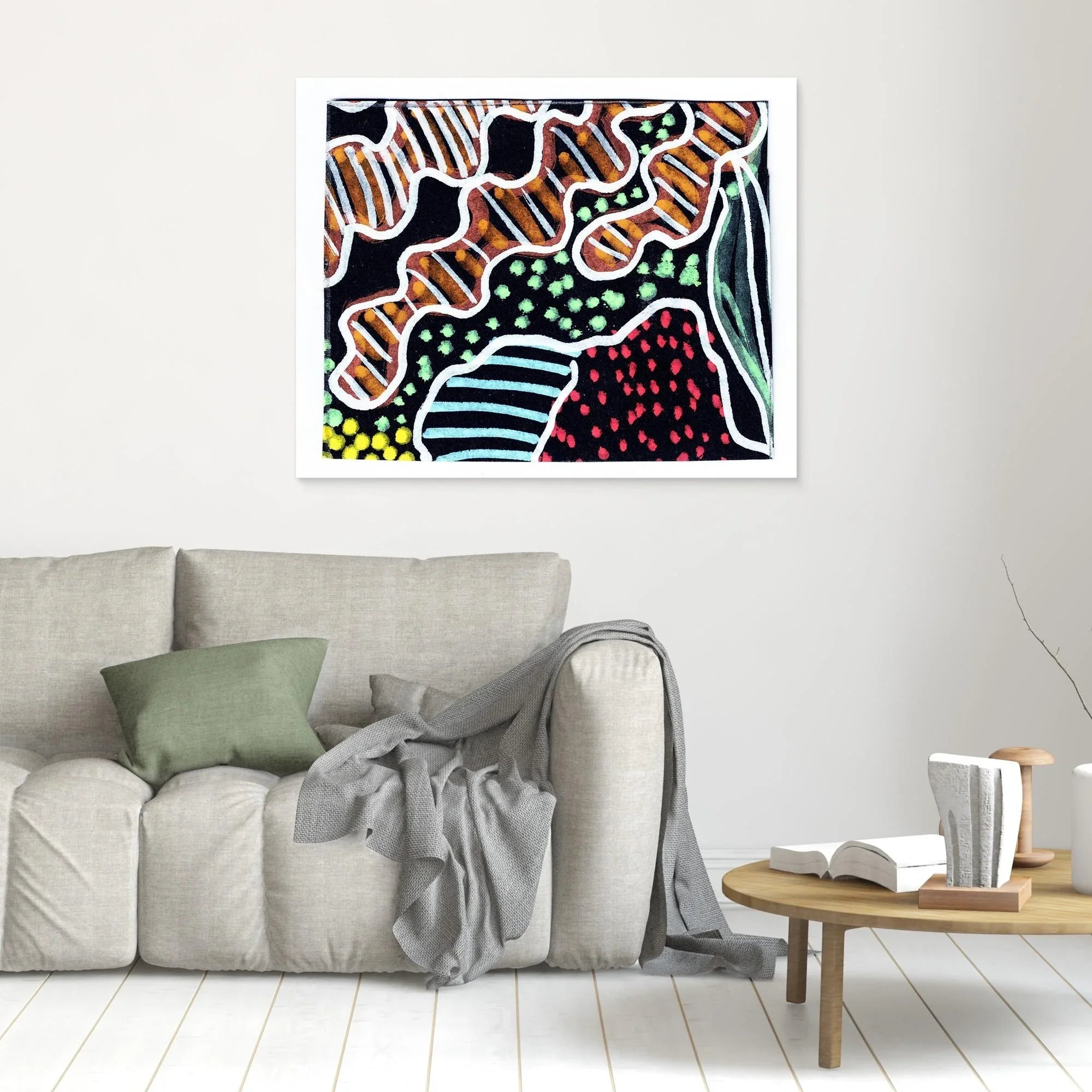 Canvas Print: Coral Reef - Silvia Pusceddu | Contemporary Art Prints