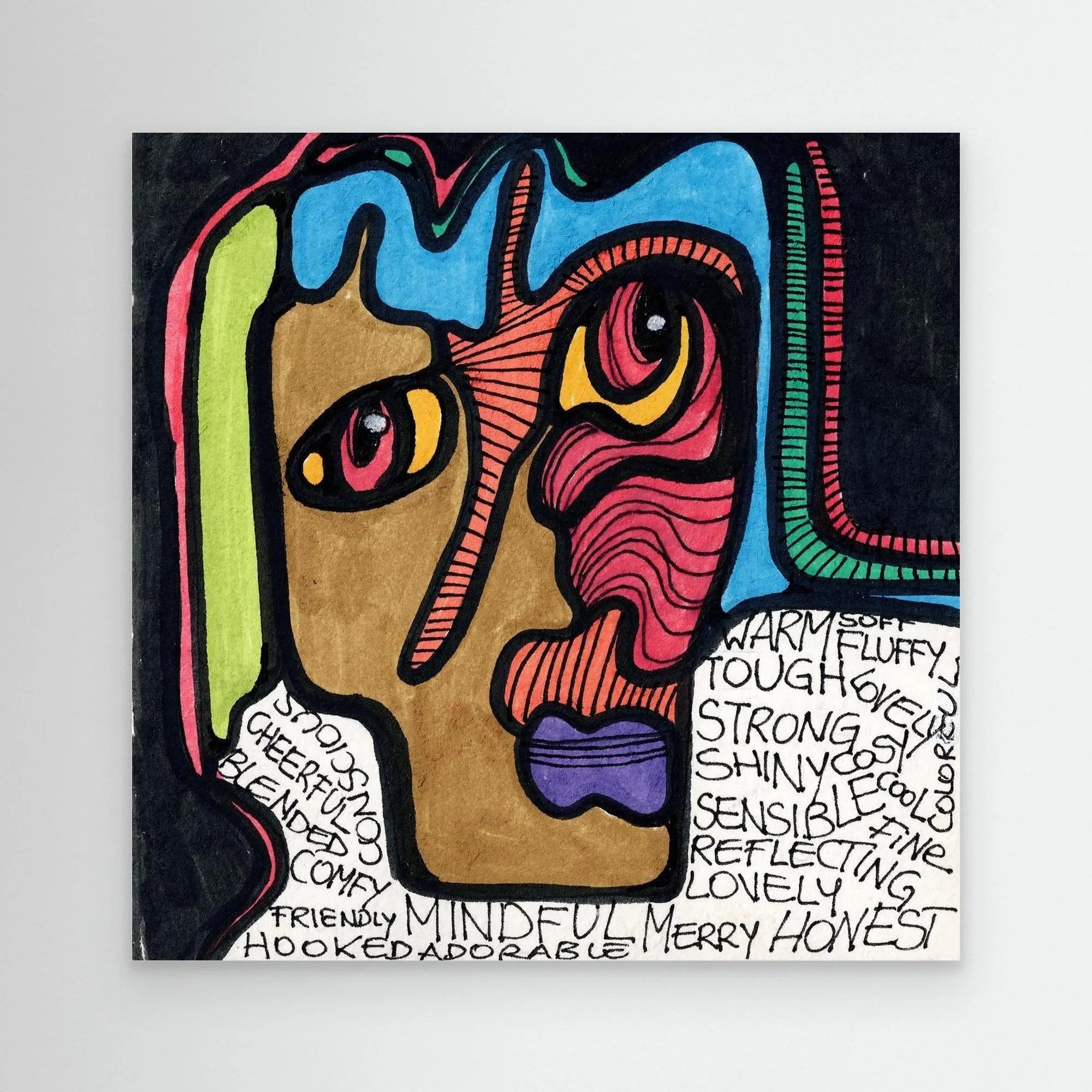 Canvas Print: Selfportrait DADA - Silvia Pusceddu | Contemporary Art Prints