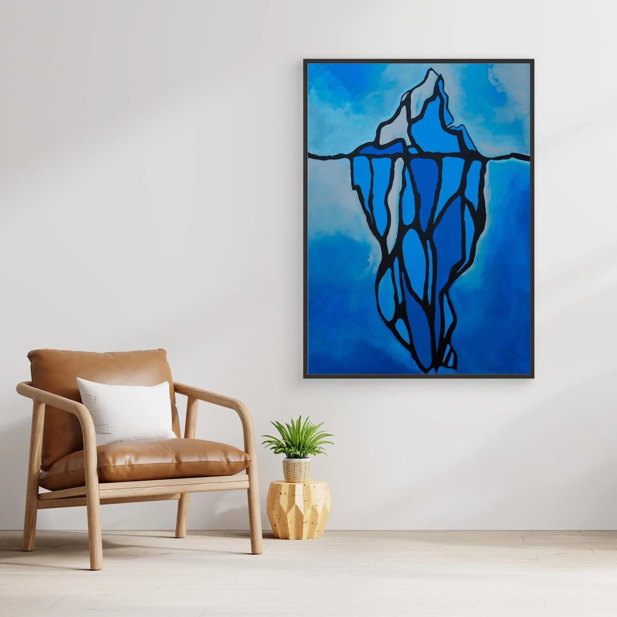 Canvas Print: Iceberg - Silvia Pusceddu | Contemporary Art Prints