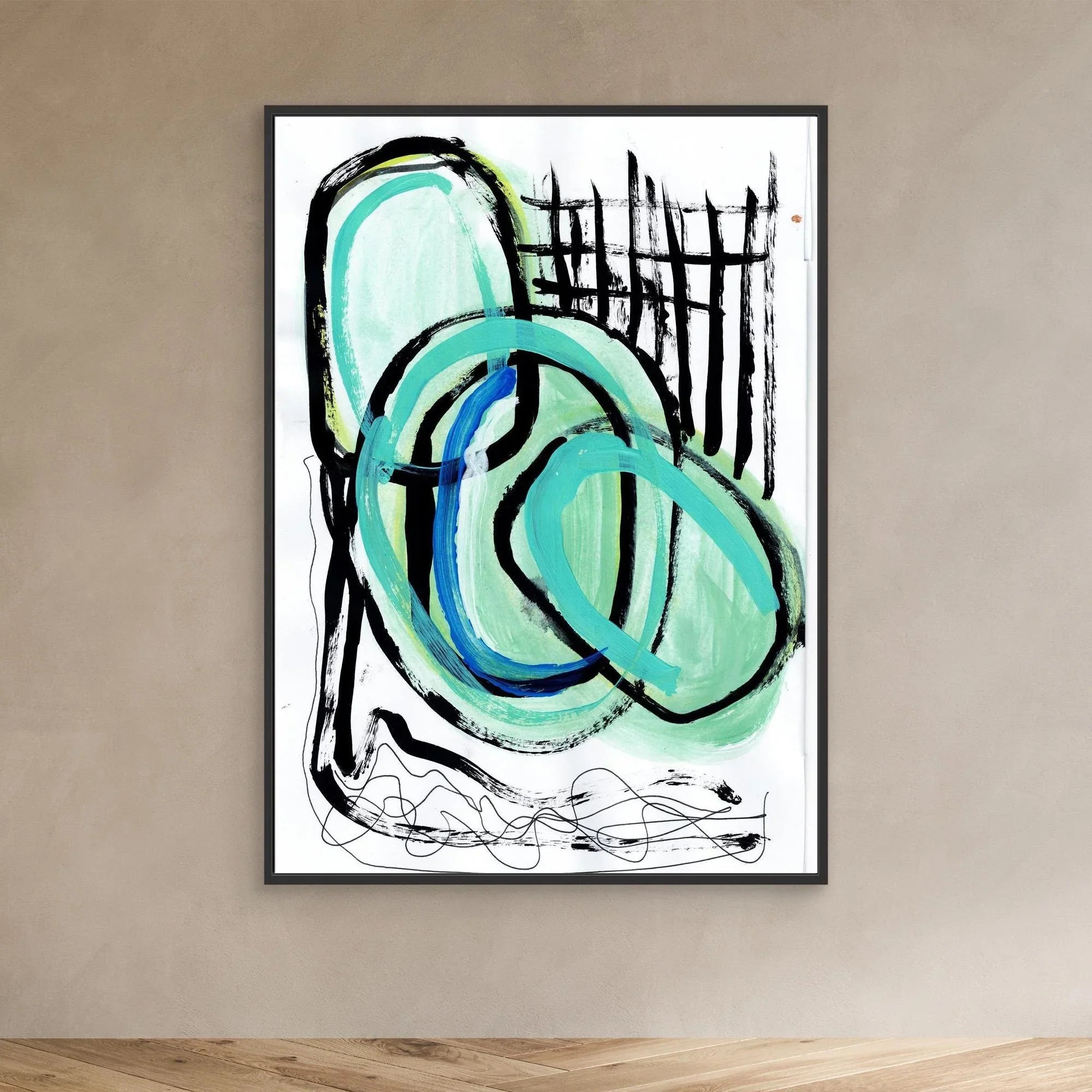 Canvas Print: Circles - Silvia Pusceddu | Contemporary Art Prints