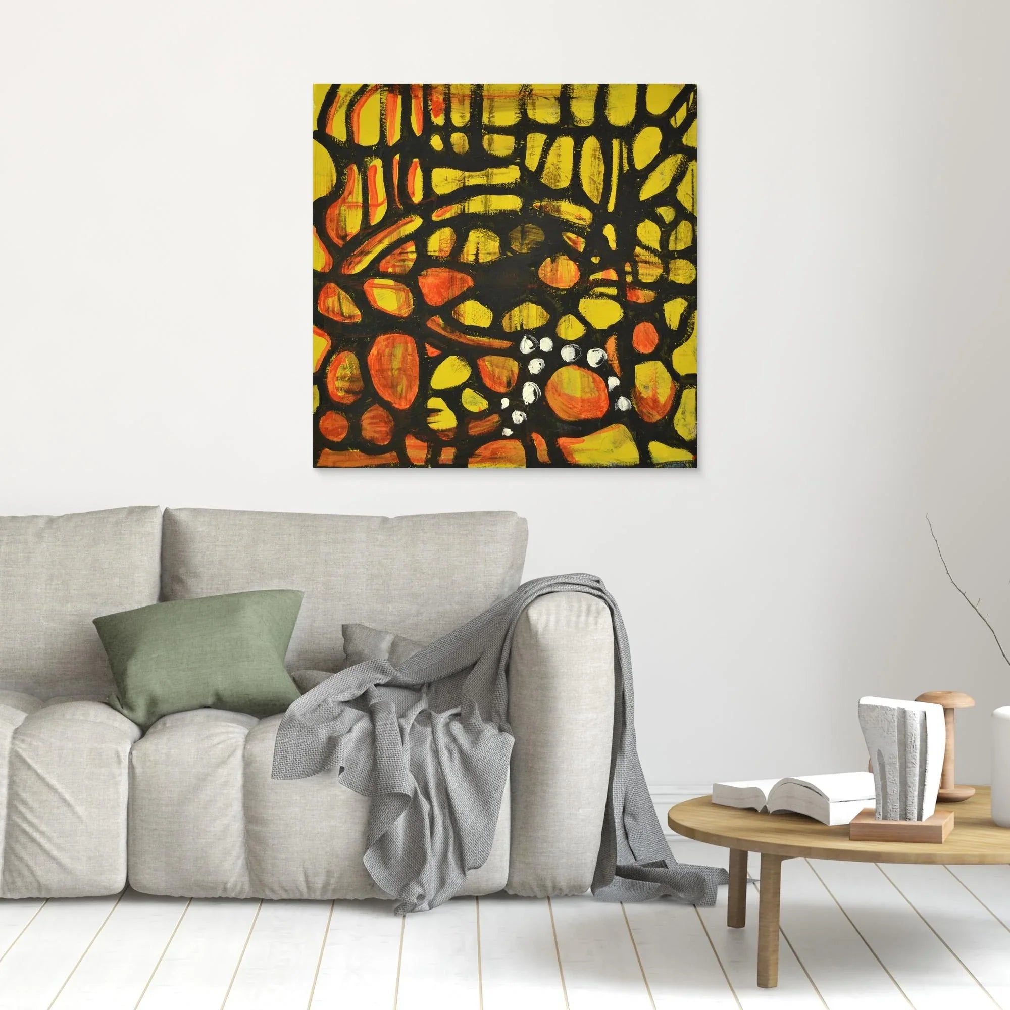 Canvas Print: Labyrinth - Silvia Pusceddu | Contemporary Art Prints