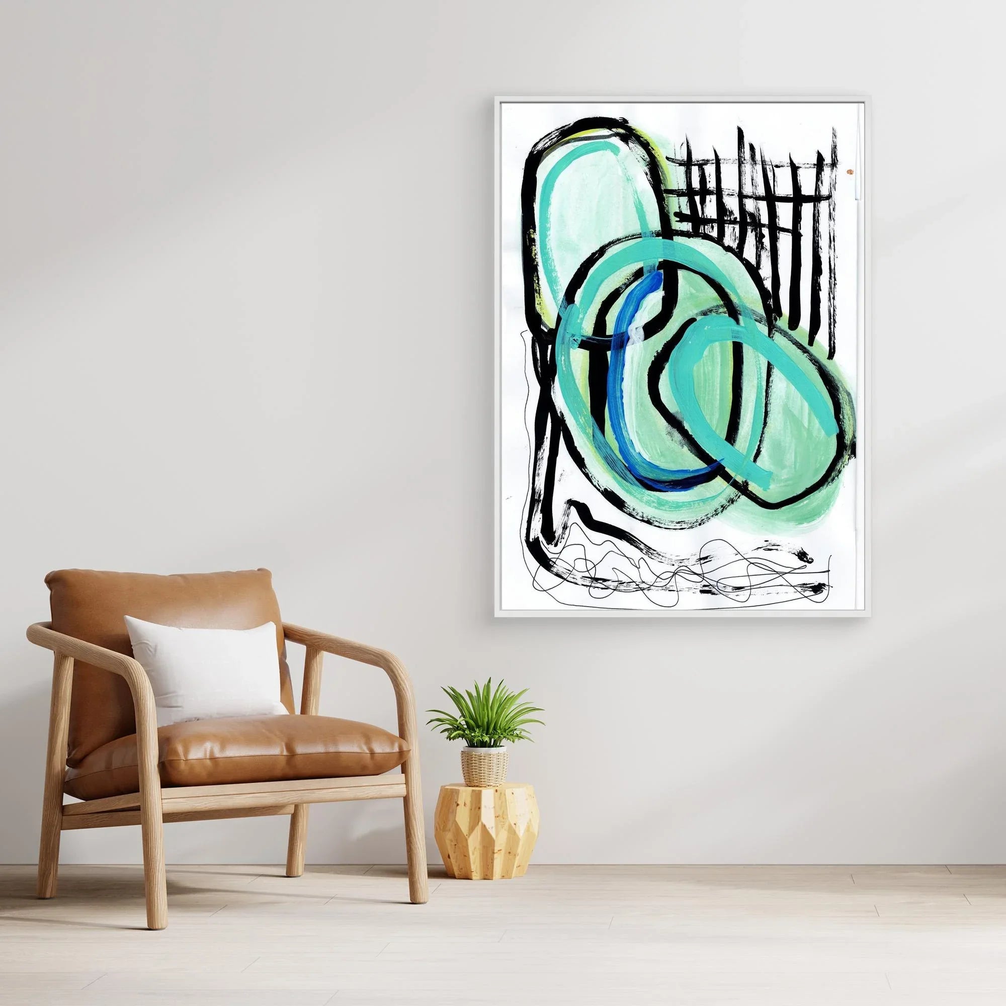 Canvas Print: Circles - Silvia Pusceddu | Contemporary Art Prints