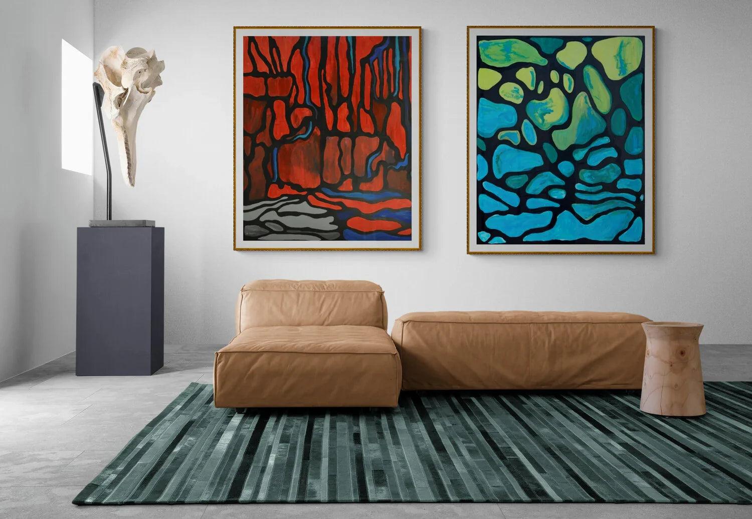 Canvas Print: Ver-Nyx - Silvia Pusceddu | Contemporary Art Prints