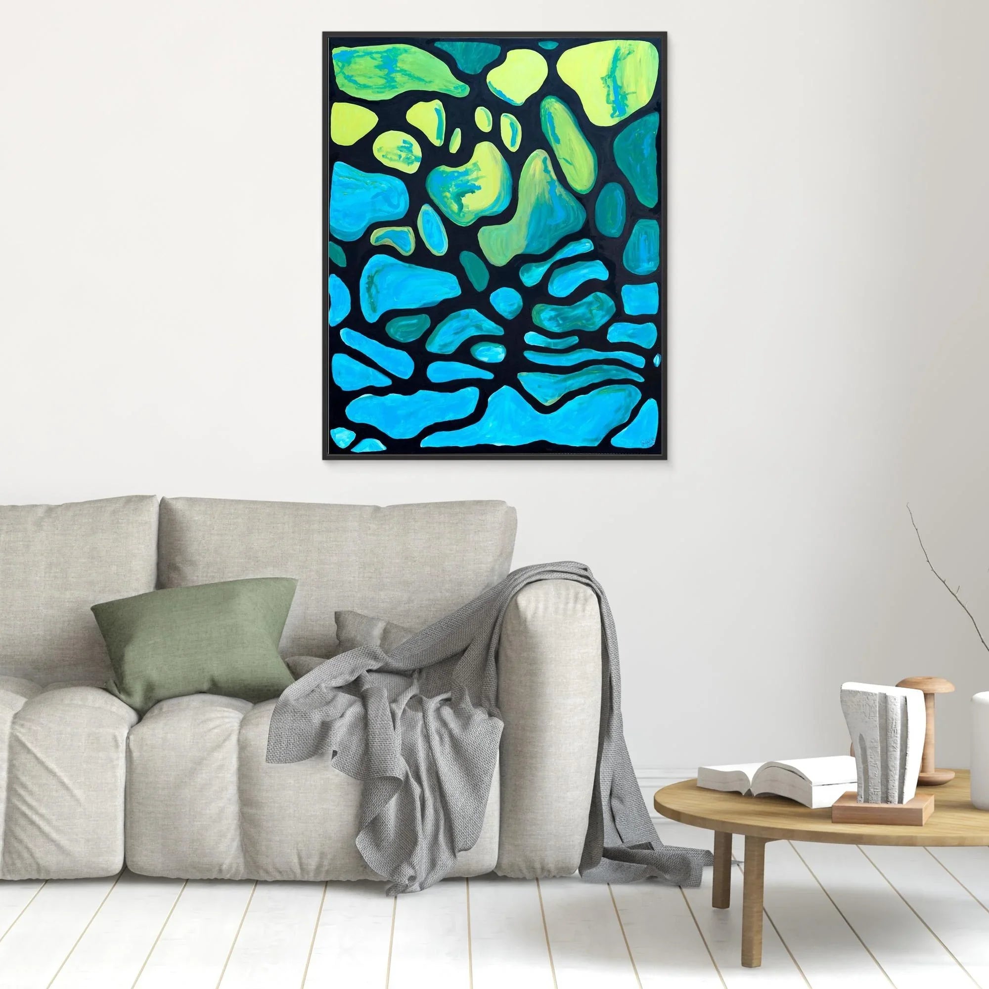 Canvas Print: Acqua - Silvia Pusceddu | Contemporary Art Prints