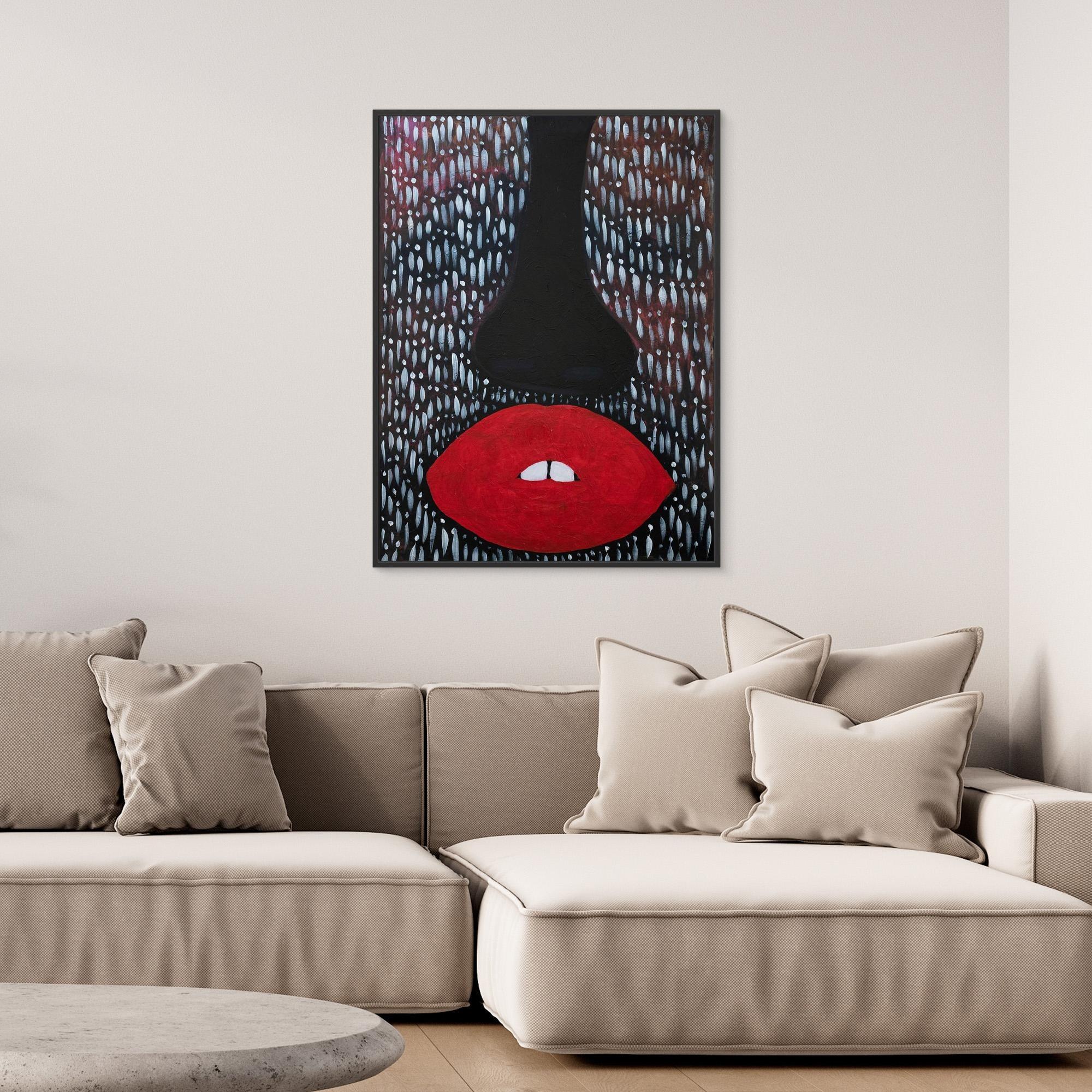 Canvas Print: Lips - Silvia Pusceddu | Contemporary Art Prints
