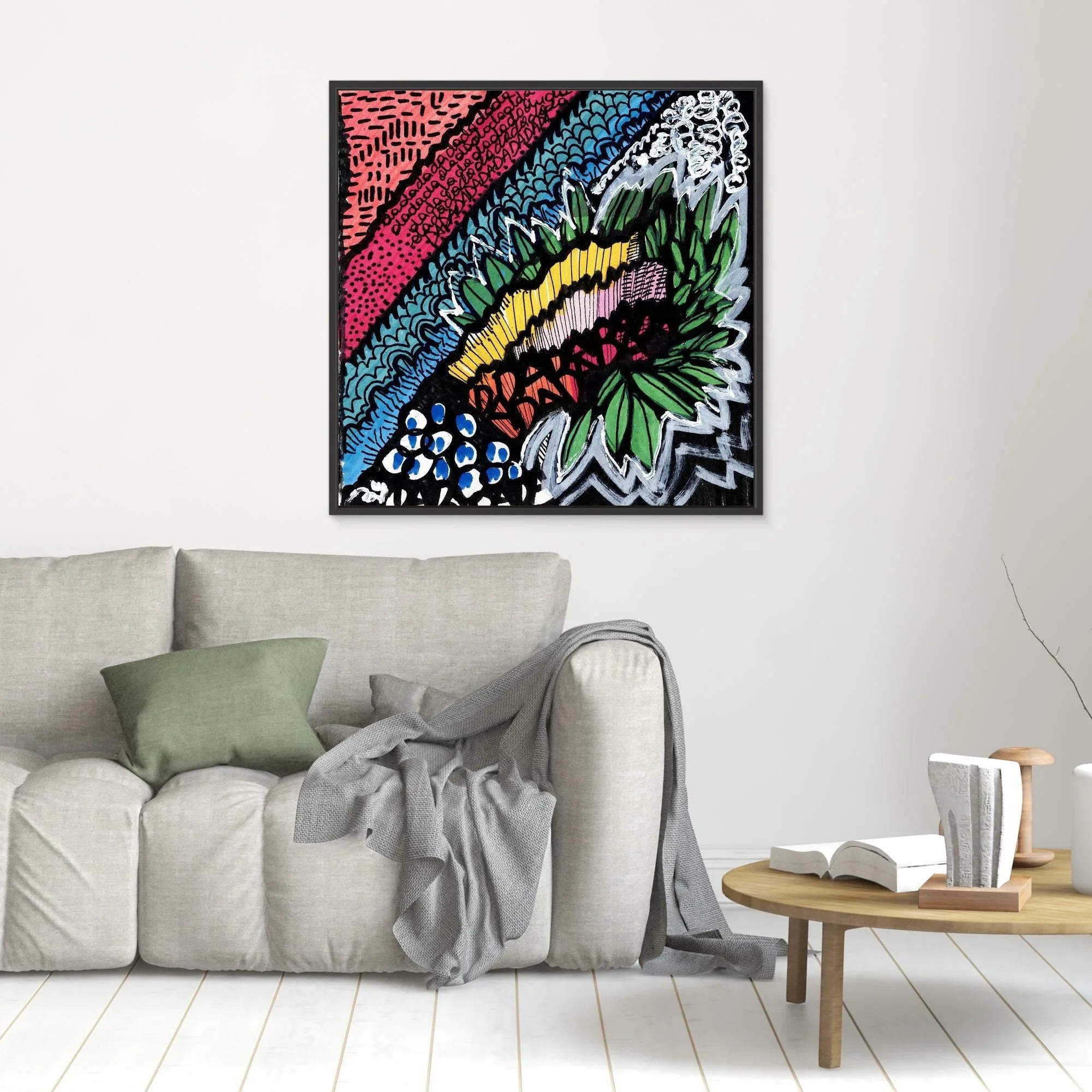 Canvas Print: Garden Dada - Silvia Pusceddu | Contemporary Art Prints