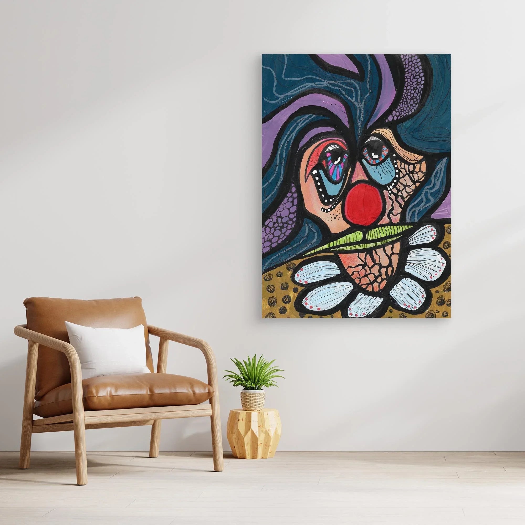 Canvas Print: Grimble - Silvia Pusceddu | Contemporary Art Prints