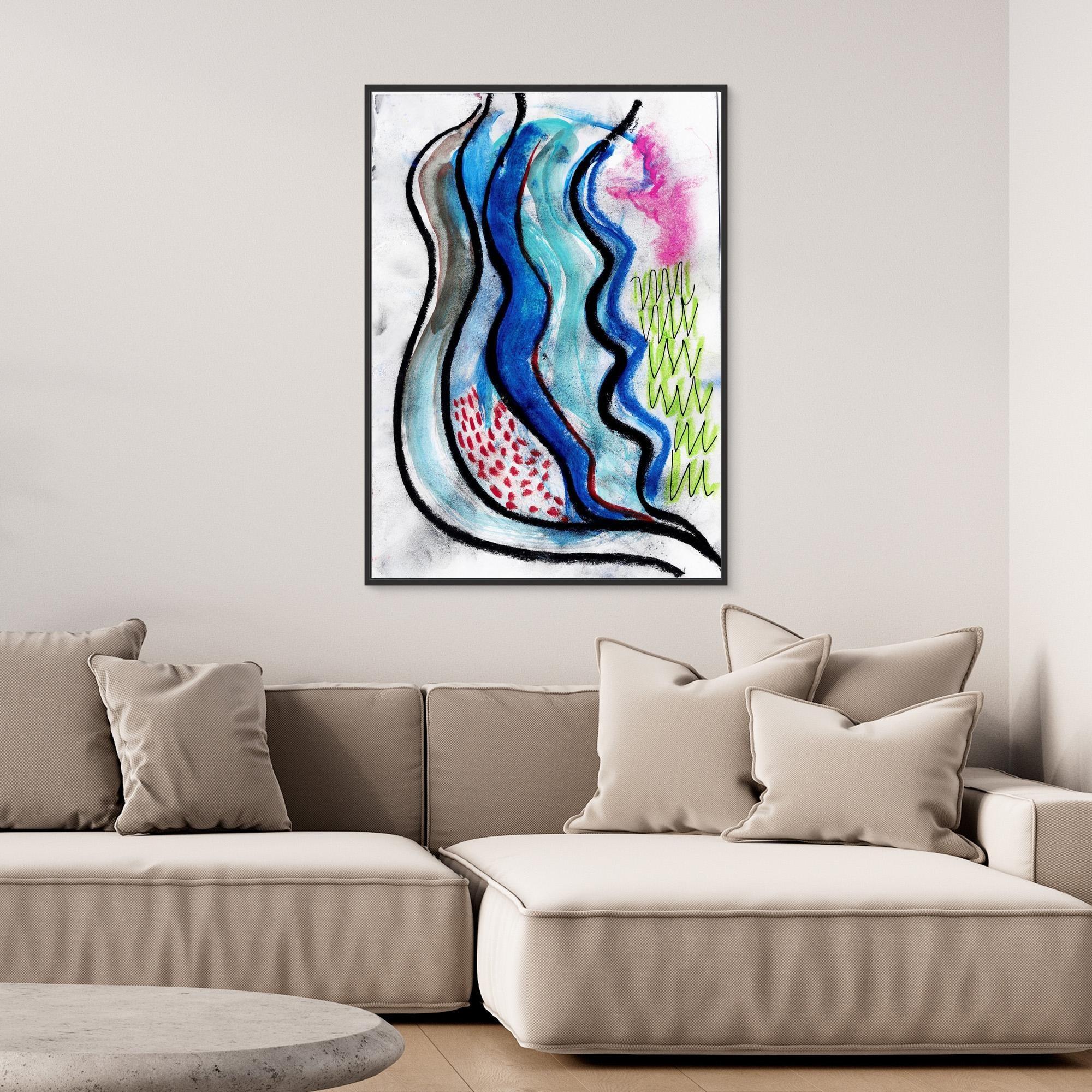 Canvas Print: Feathers - Silvia Pusceddu | Contemporary Art Prints