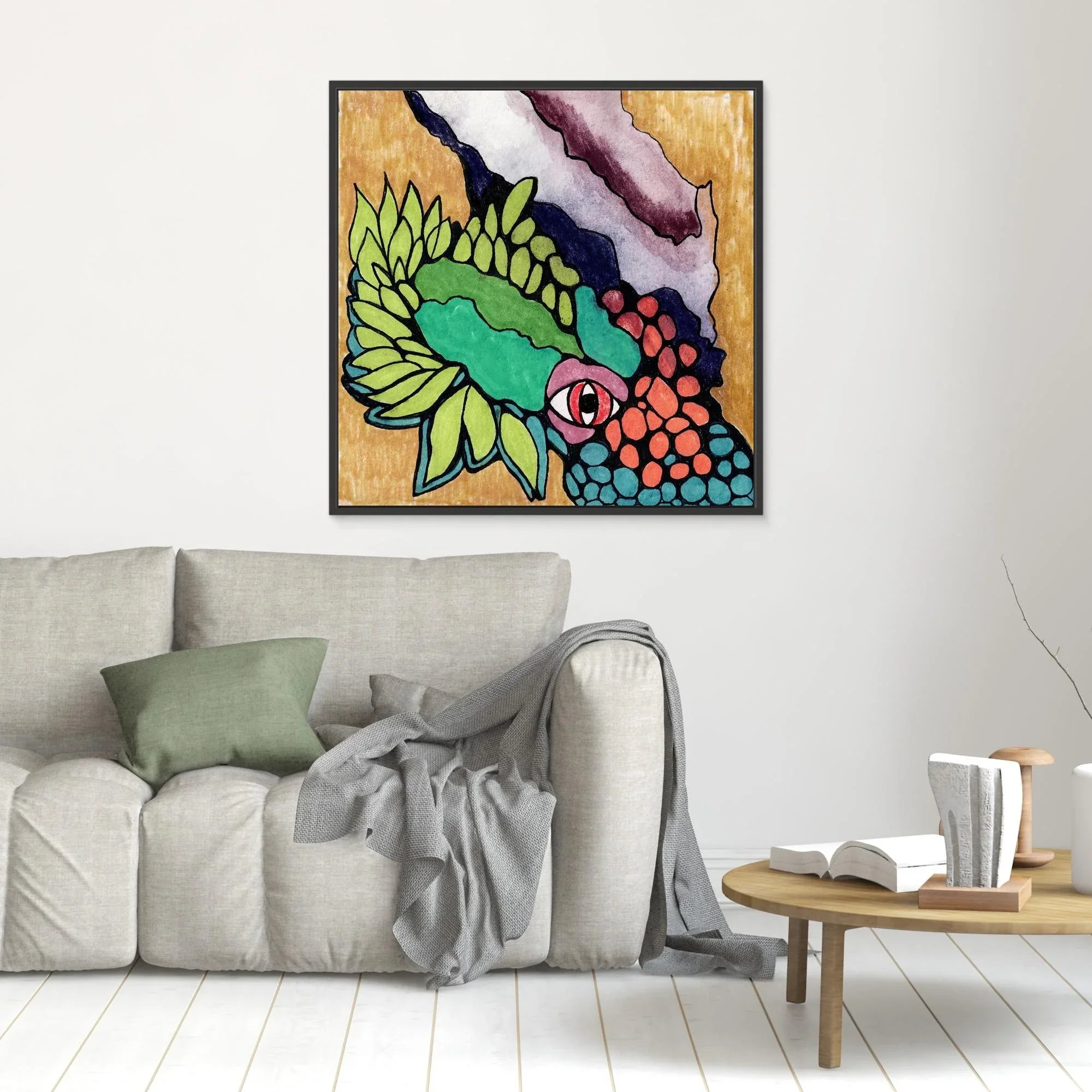 Canvas Print: Underneath - Silvia Pusceddu | Contemporary Art Prints