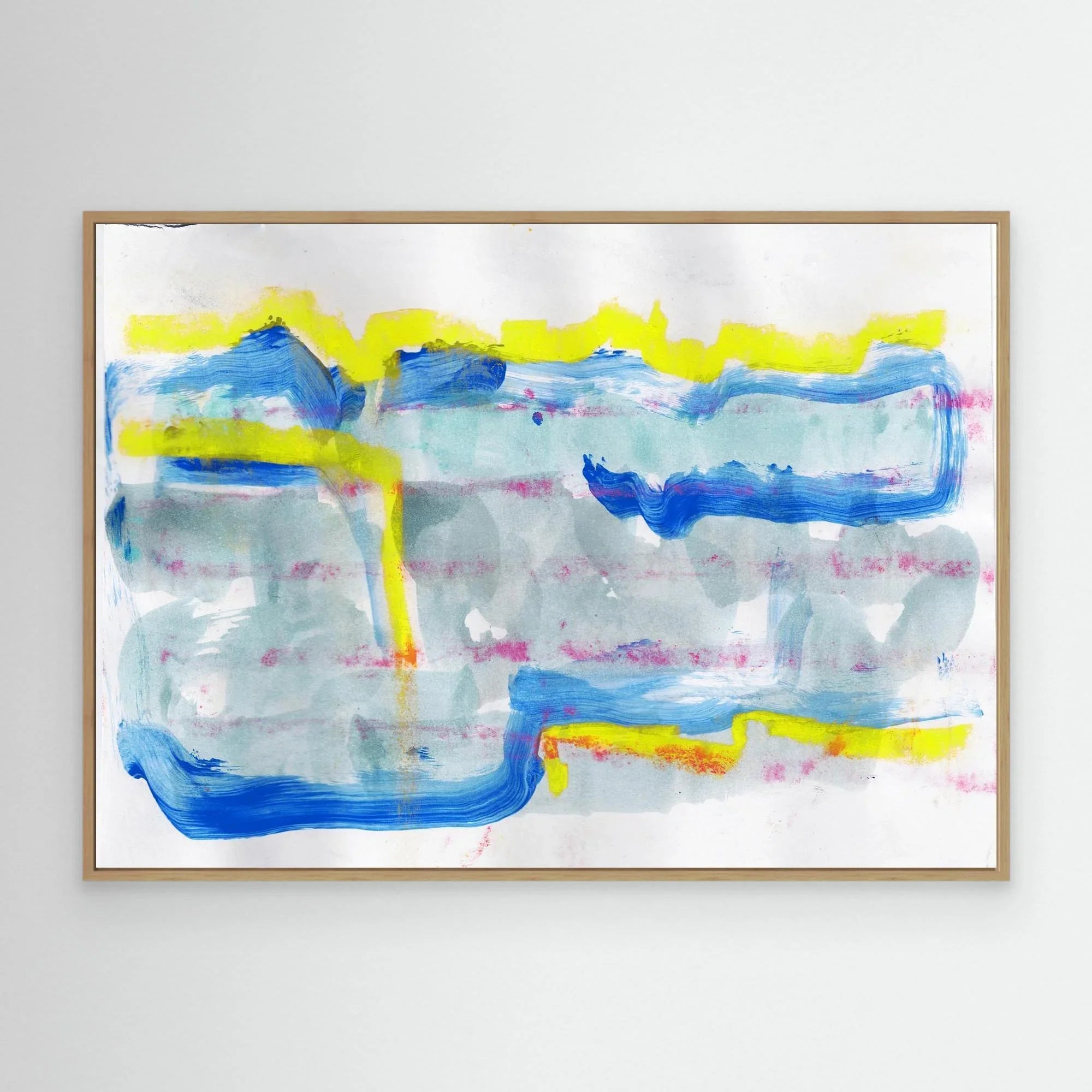 Canvas Print: Giallo - Silvia Pusceddu | Contemporary Art Prints