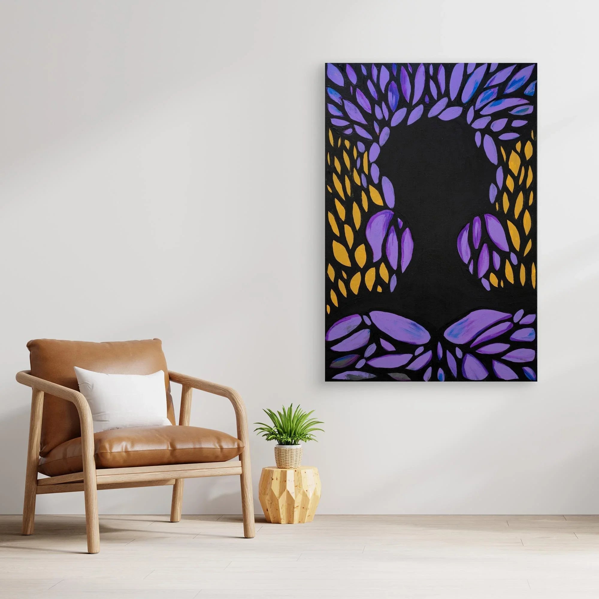 Canvas Print: Viola - Silvia Pusceddu | Contemporary Art Prints