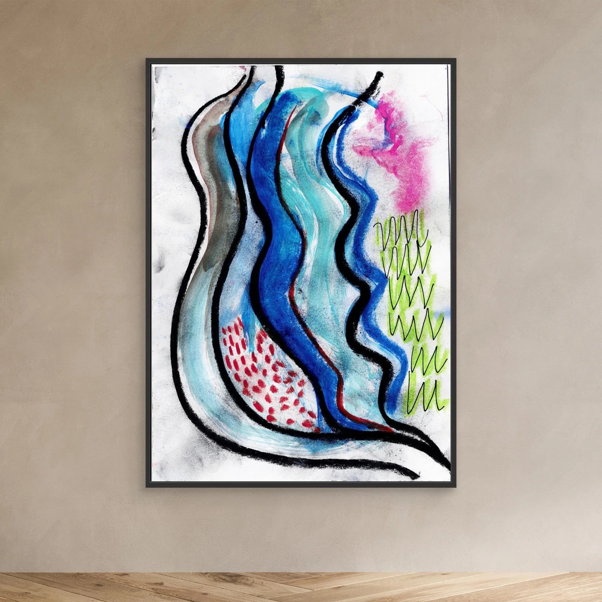 Canvas Print: Feathers - Silvia Pusceddu | Contemporary Art Prints