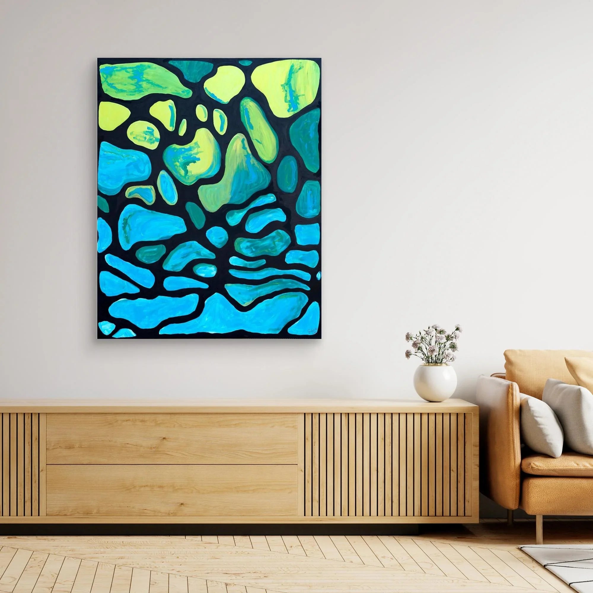 Canvas Print: Acqua - Silvia Pusceddu | Contemporary Art Prints