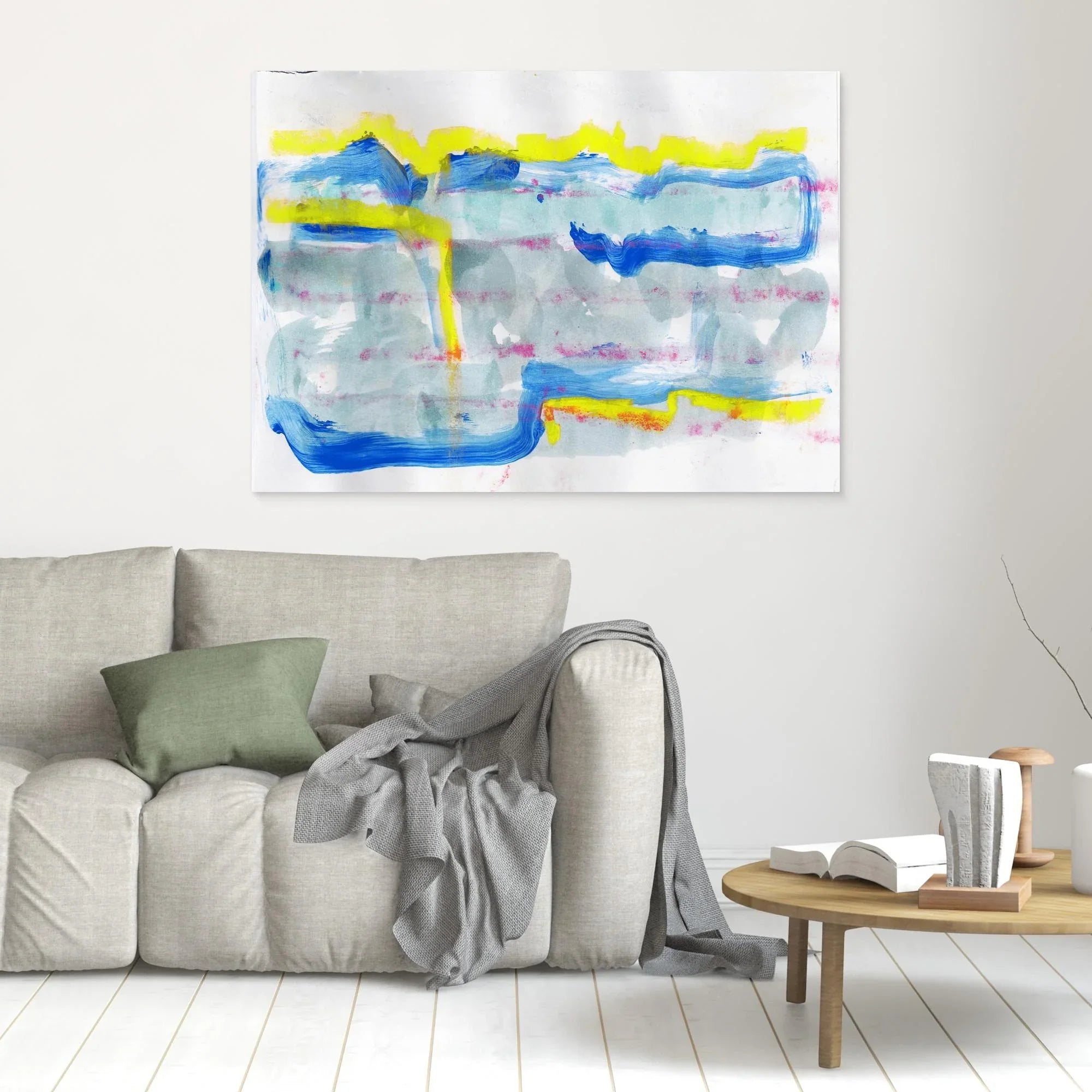 Canvas Print: Giallo - Silvia Pusceddu | Contemporary Art Prints