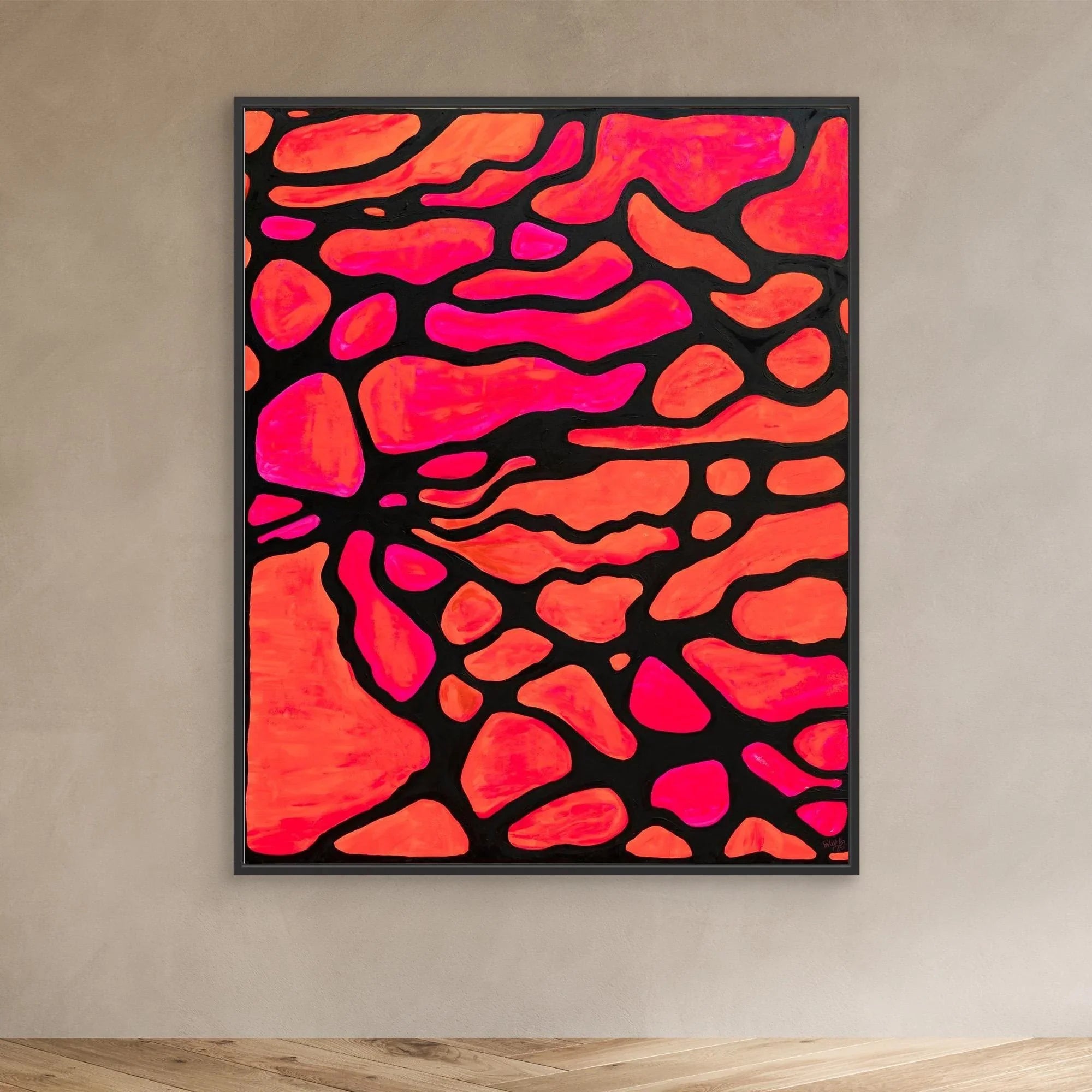 Canvas Print: Rosso di Sera - Silvia Pusceddu | Contemporary Art Prints