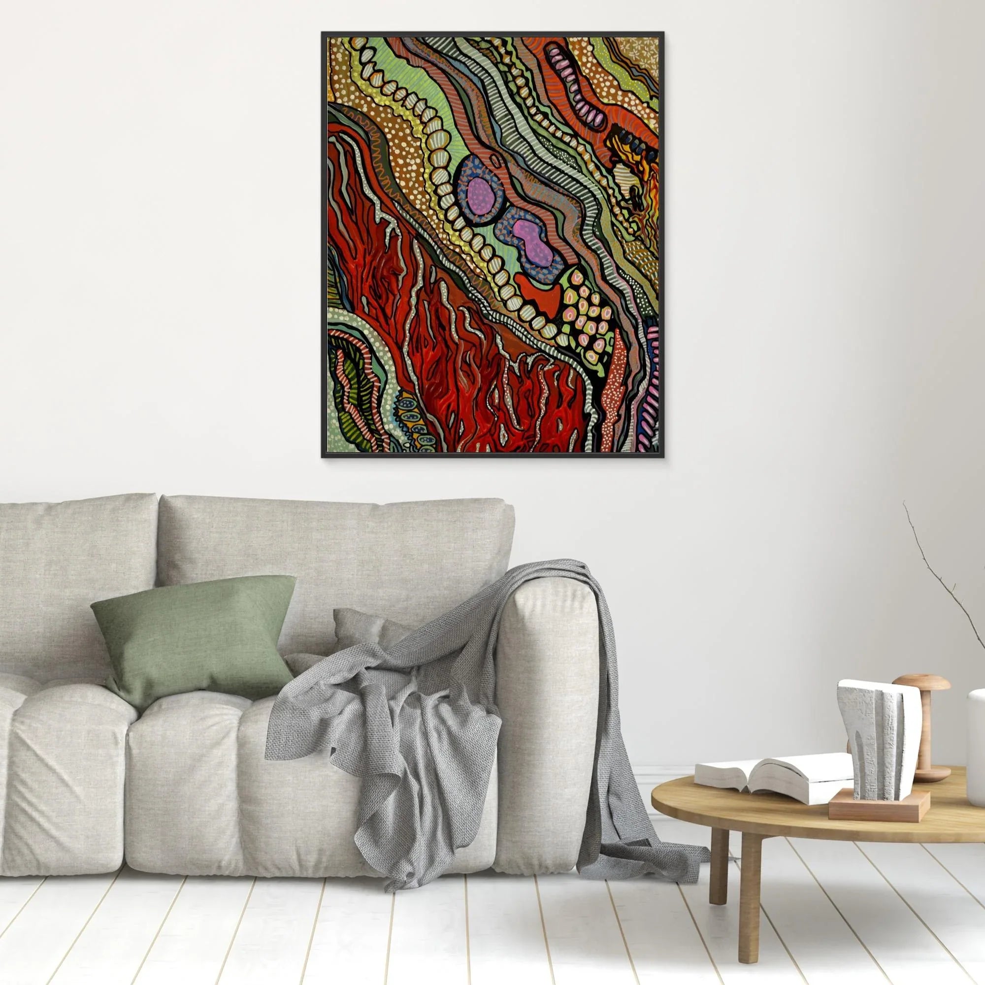 Canvas Print: Coral - Silvia Pusceddu | Contemporary Art Prints