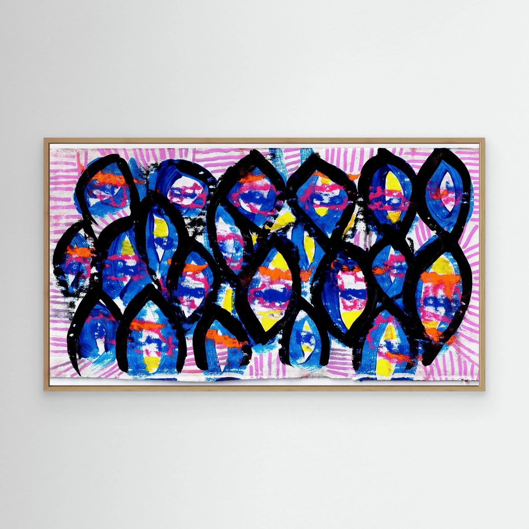 Canvas Print: Evil Eyes - Silvia Pusceddu | Contemporary Art Prints