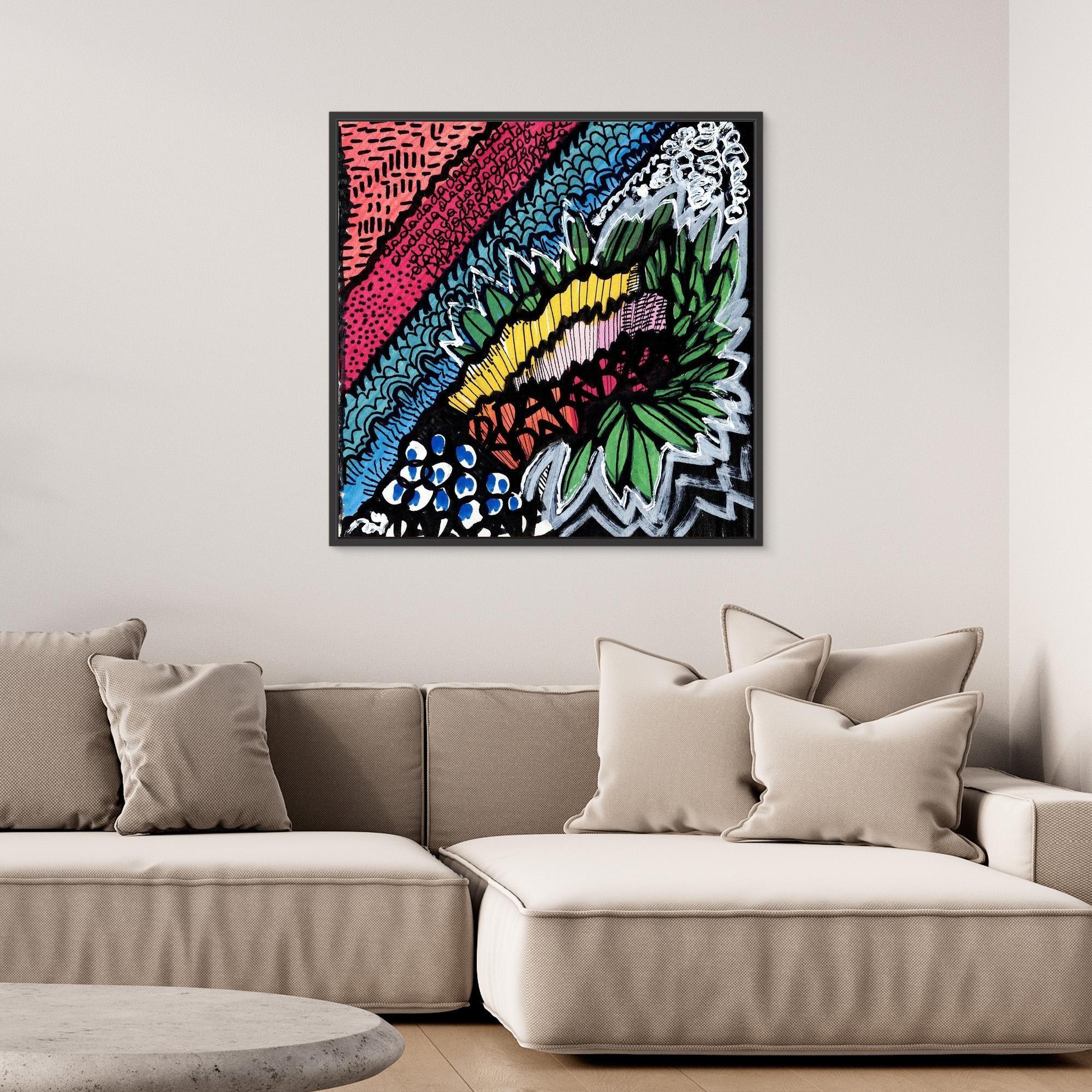 Canvas Print: Garden Dada - Silvia Pusceddu | Contemporary Art Prints